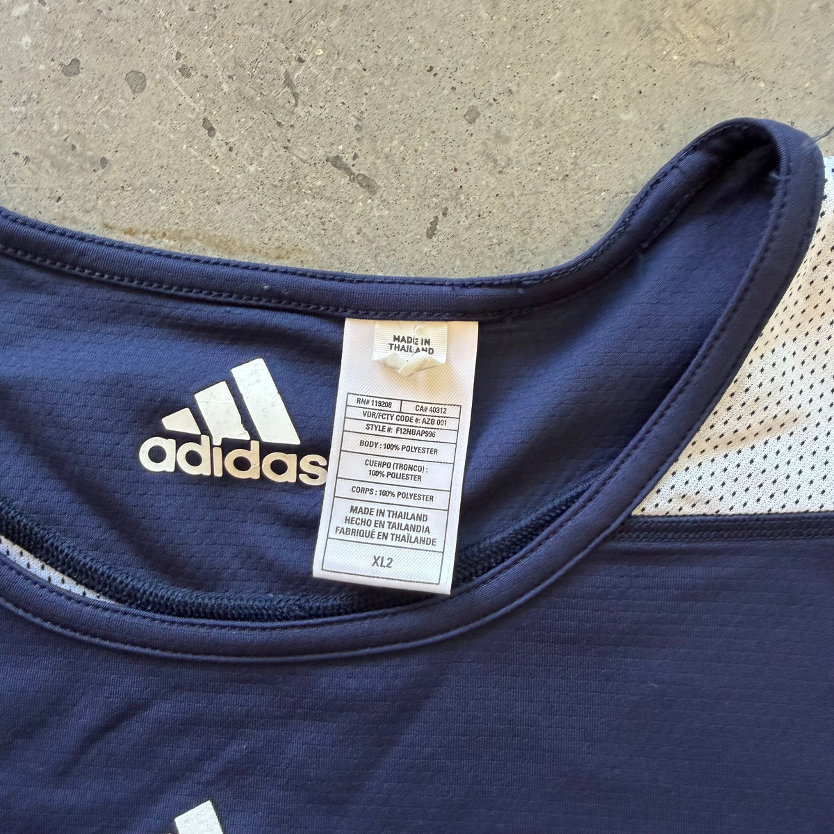 XL Reversible Dallas Mavs Practice Jersey