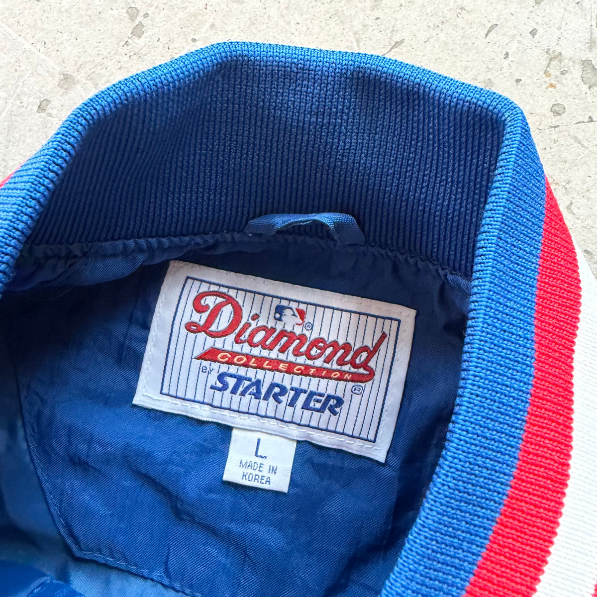 L 90s Texas Rangers Bomber Jacket