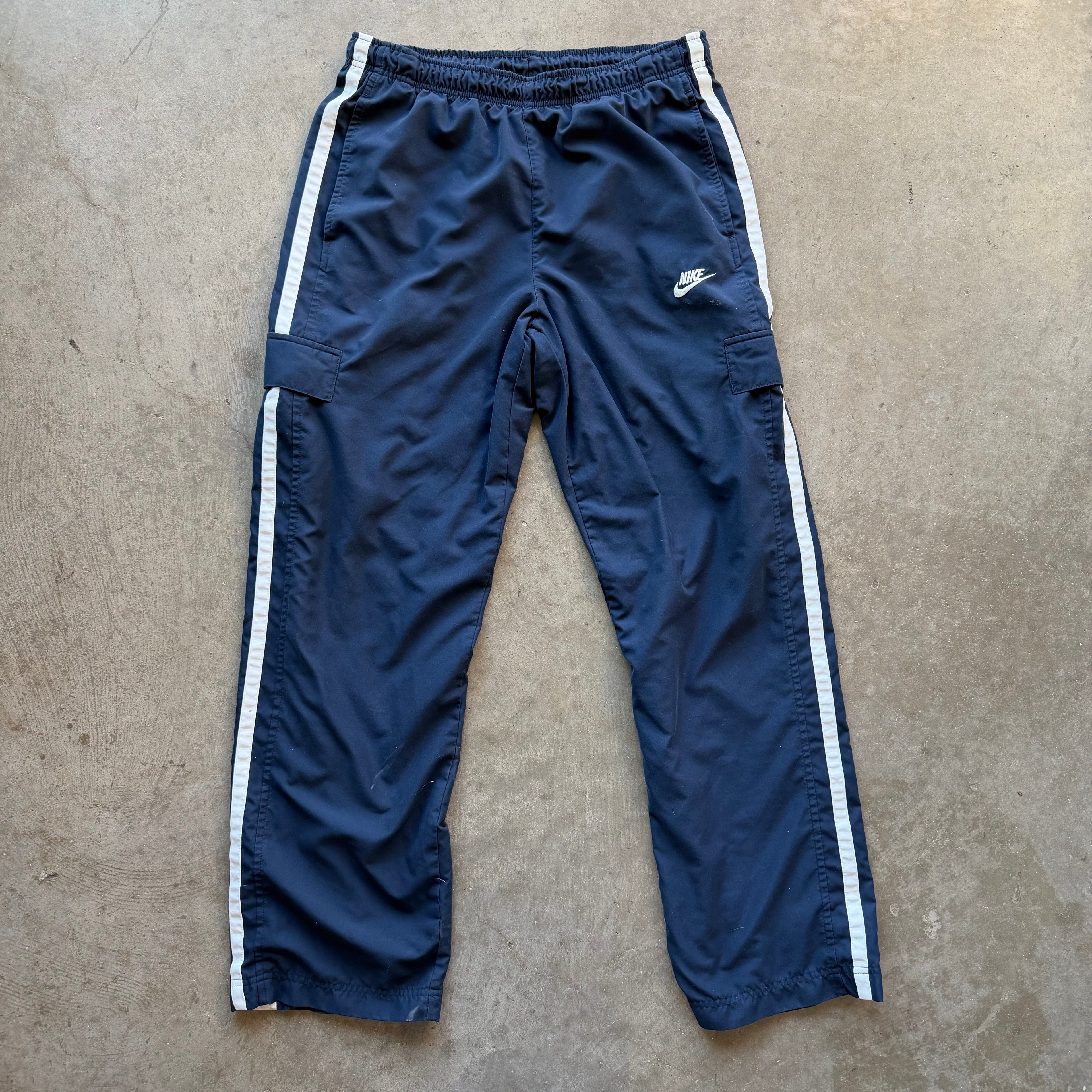 M 00s Navy Nike Track Pants