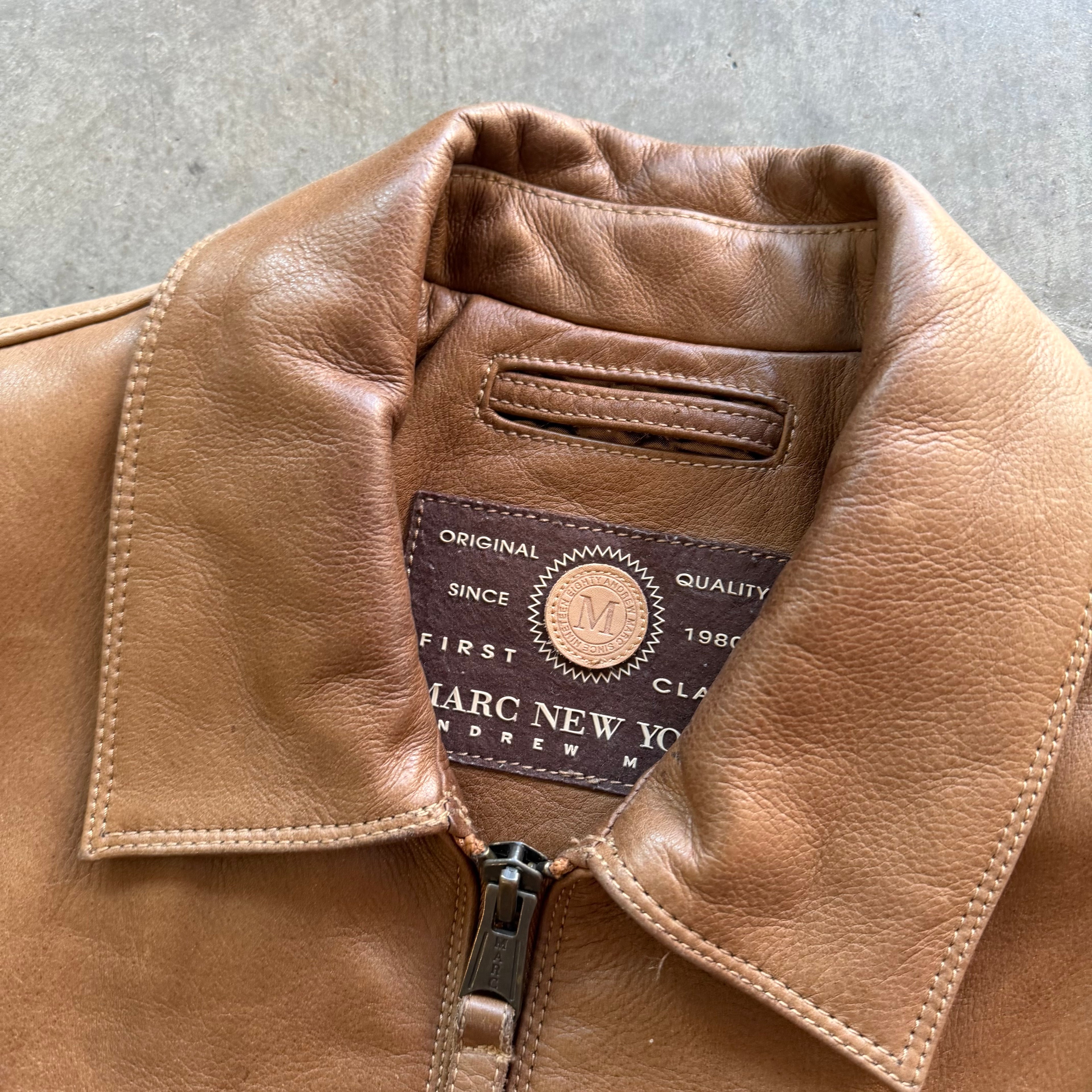 L 00s Marc New York Leather Jacket