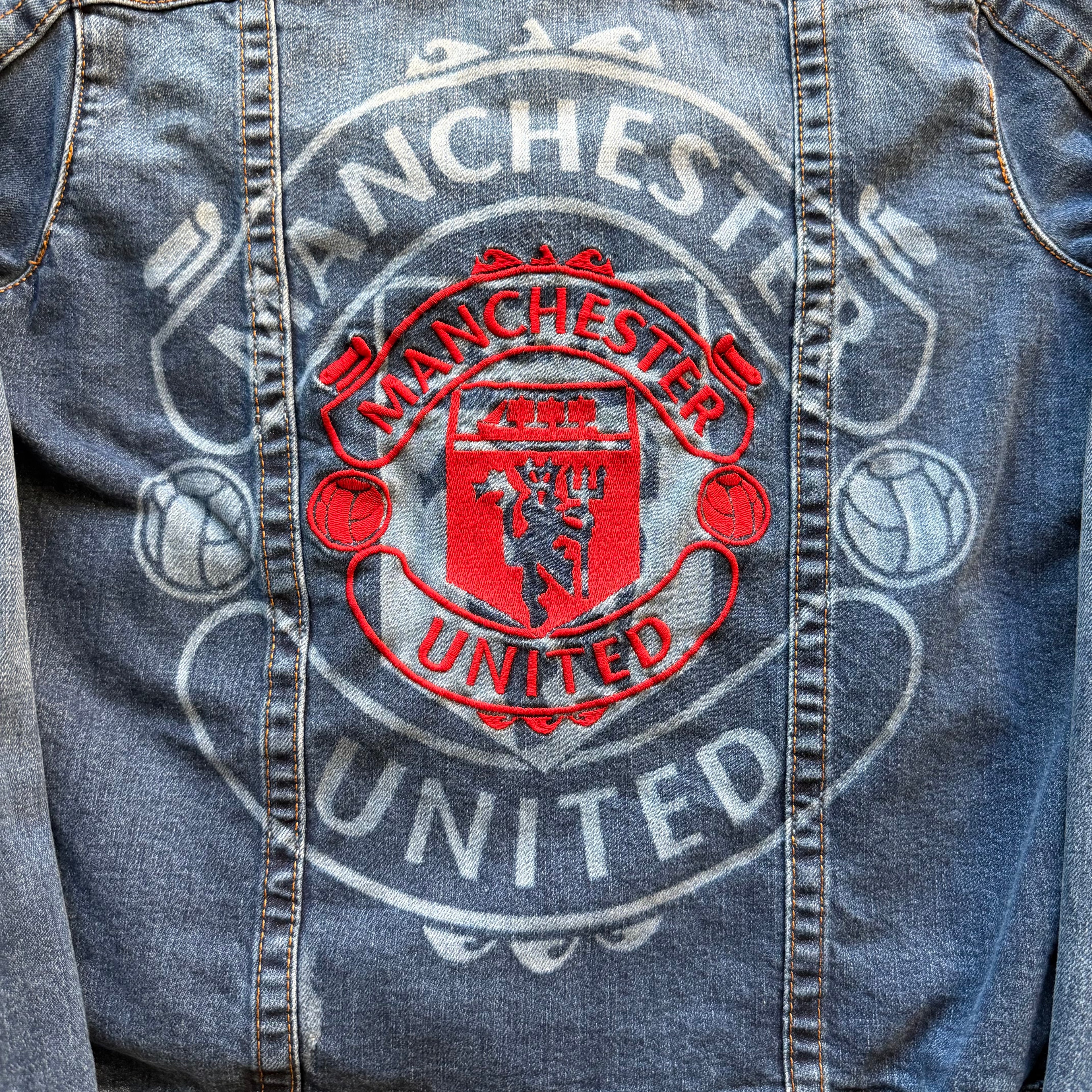 M True Religion Manchester United Denim Jacket
