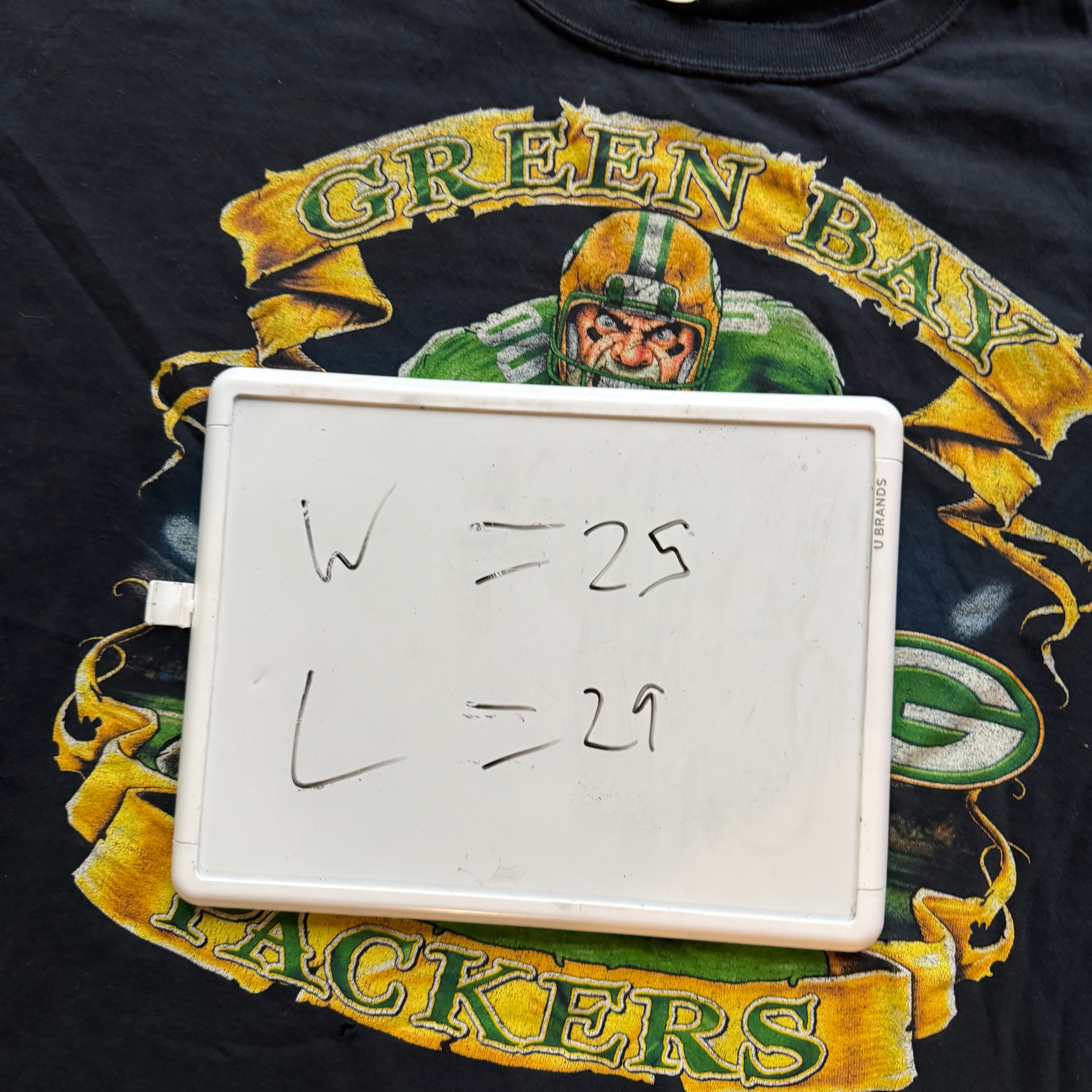 XXL Faded Packers Tee