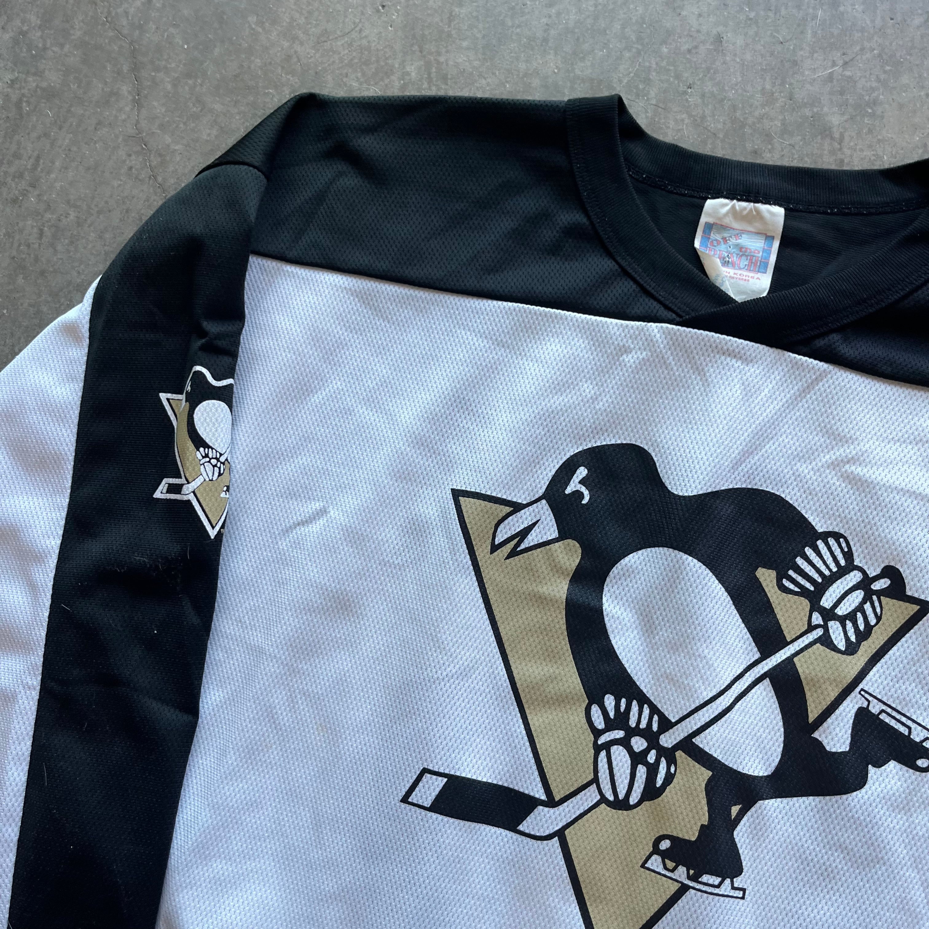 L 90s Penguins Straka Jersey