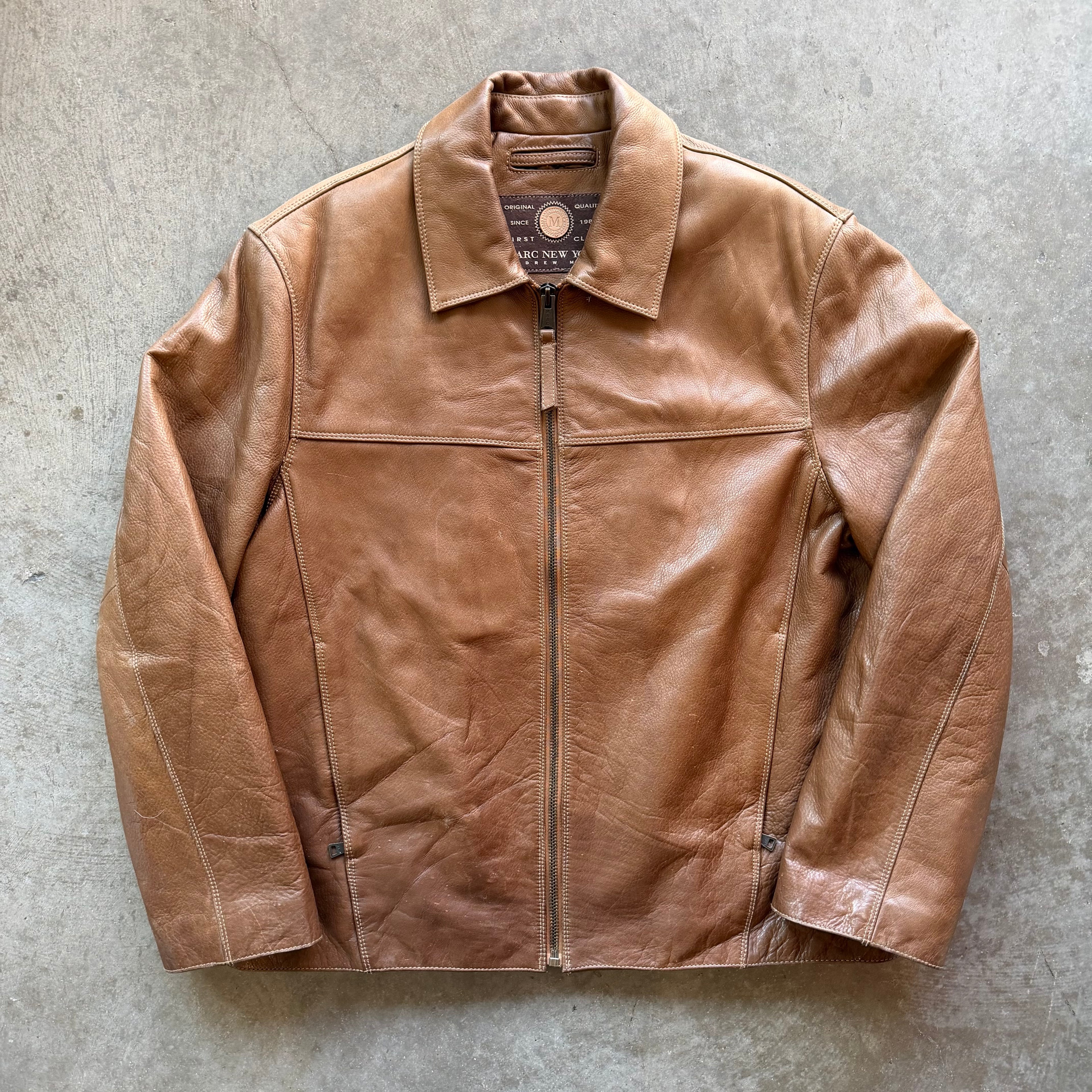 L 00s Marc New York Leather Jacket