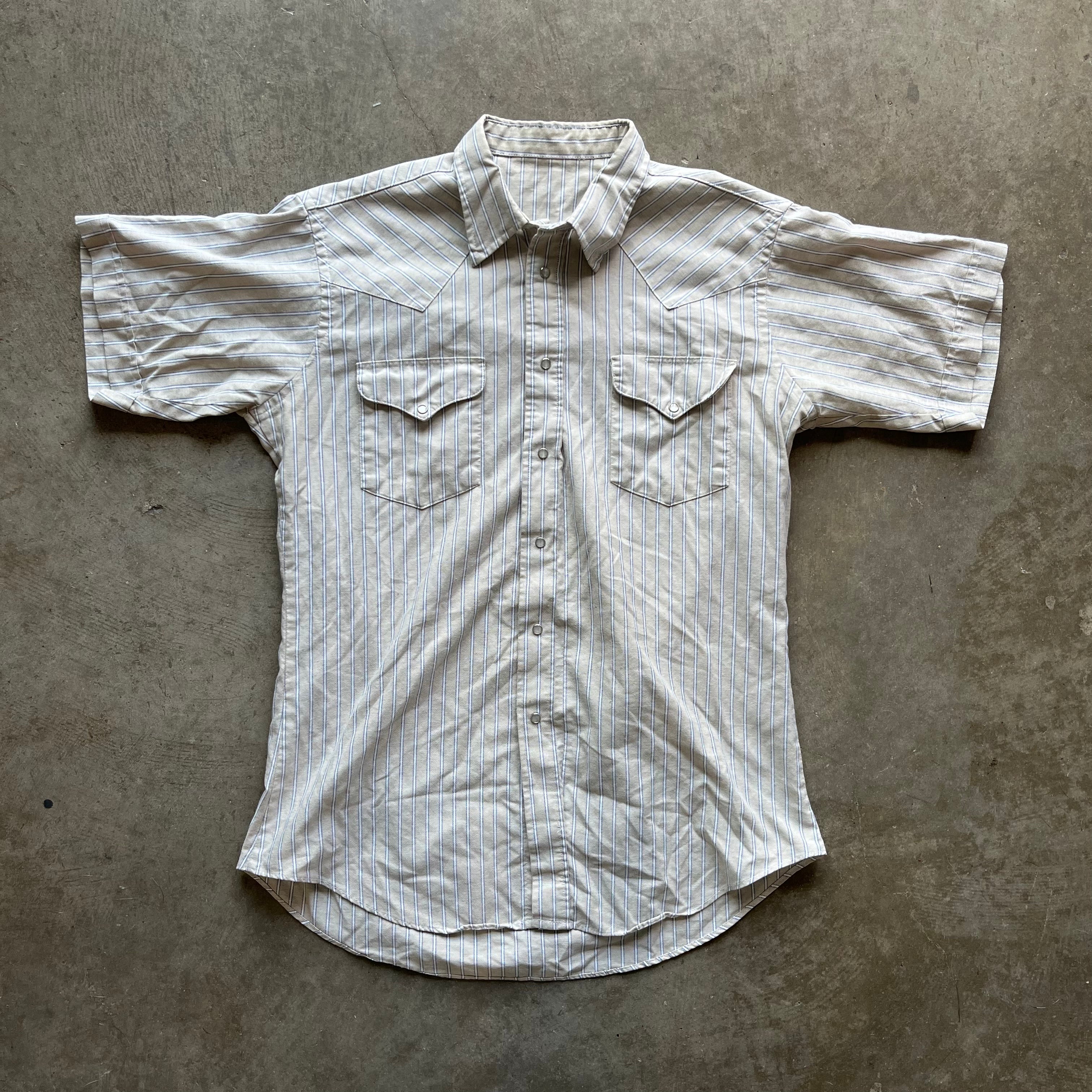 L Vintage Pearl Snap