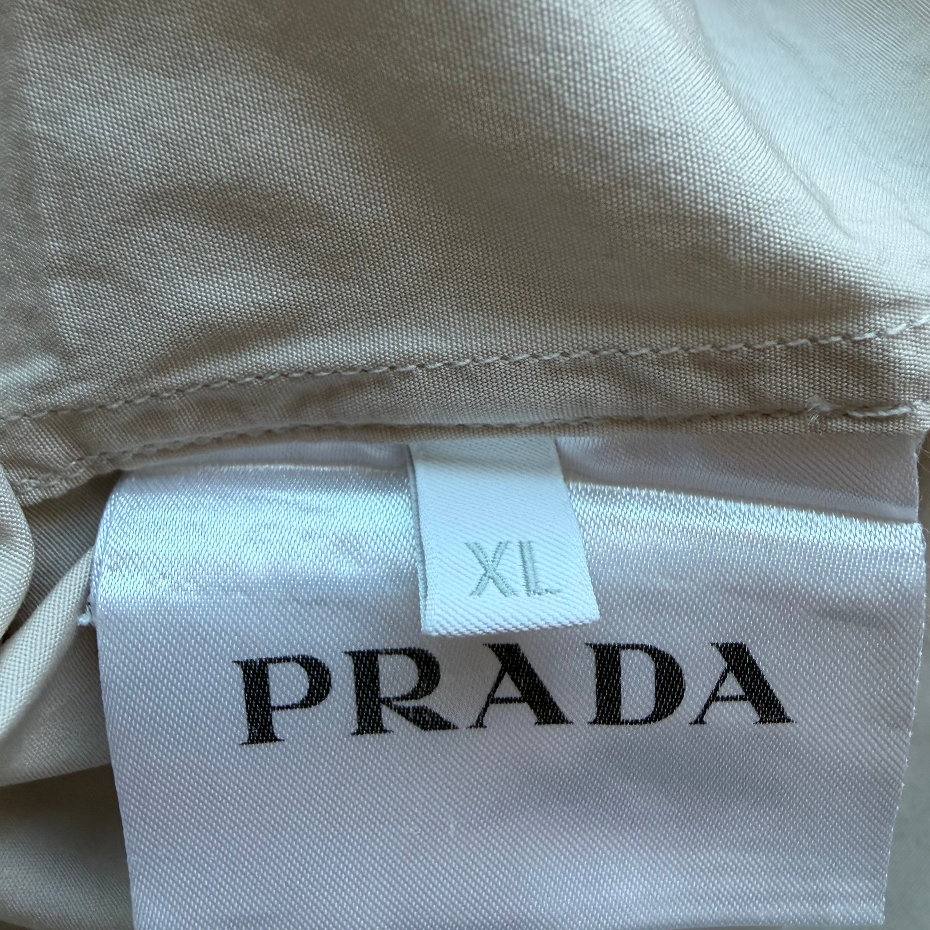 XL Prada Floral Print Button Up