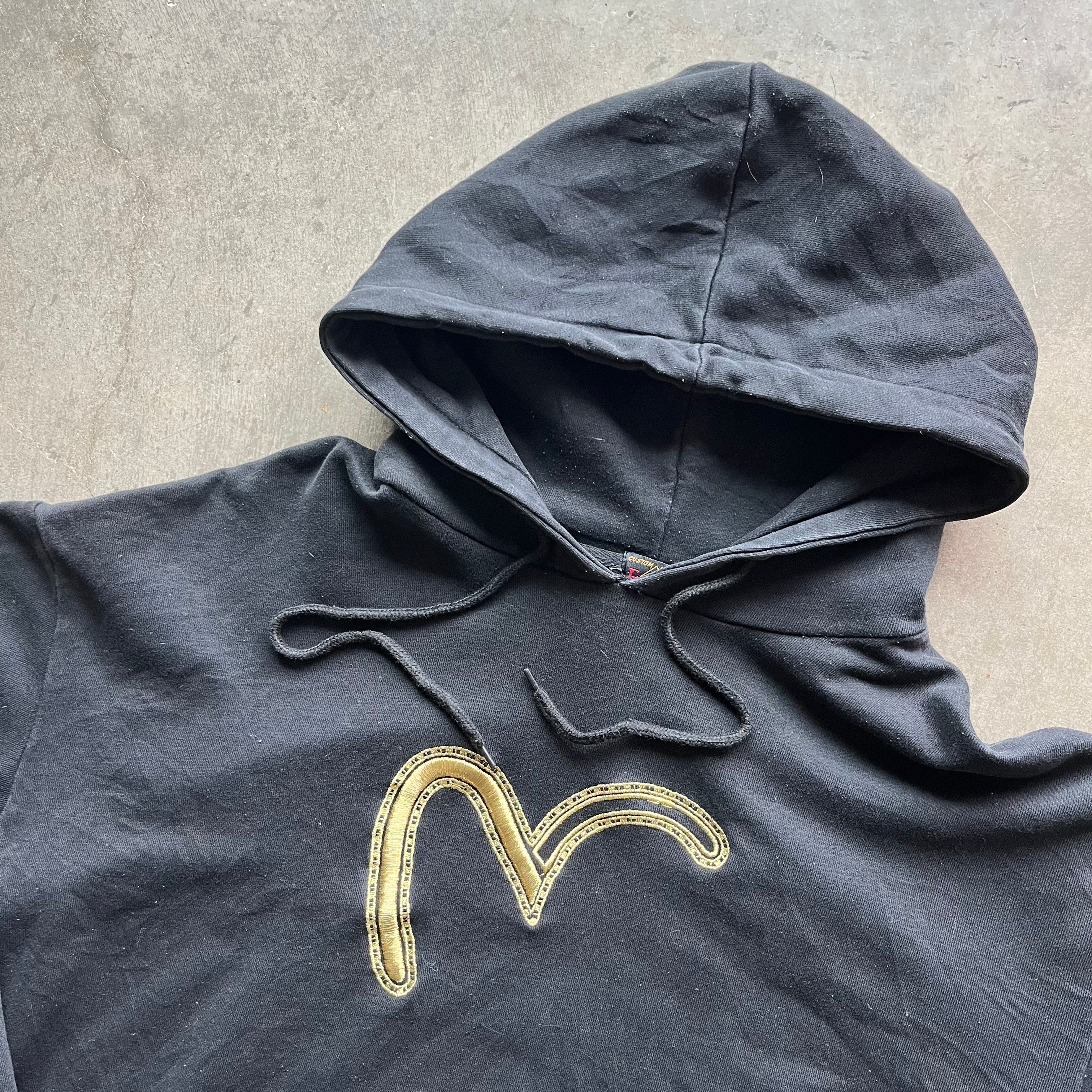 XL Embroidered Tiger Evisu Hoodie