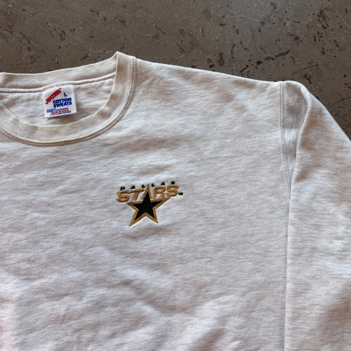 L 90s Dallas Stars Crewneck