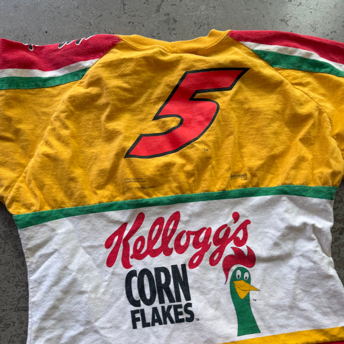 L 90s Corn Flakes Racing Tee