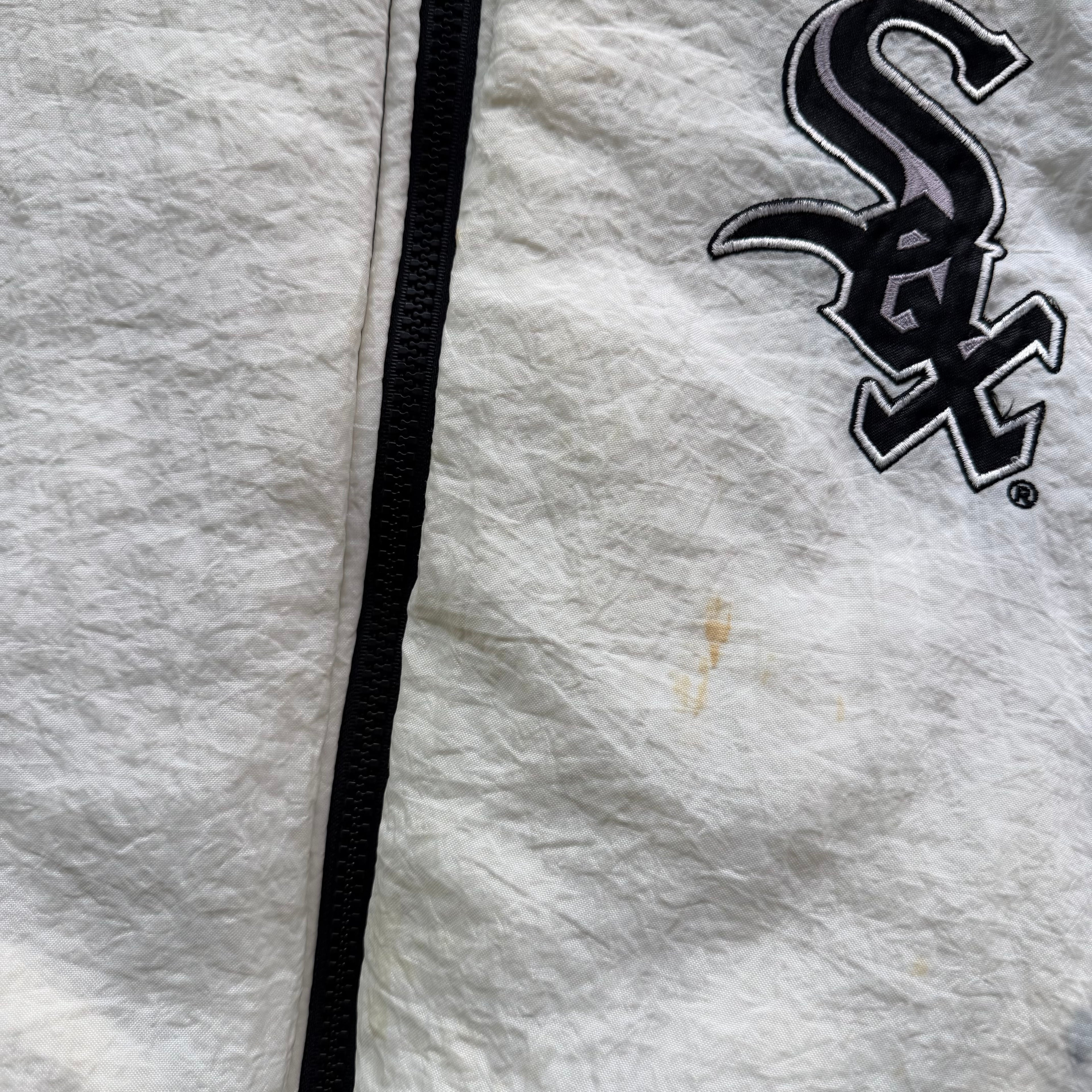 L 90s Reversible Pro Player White Sox Hoodie