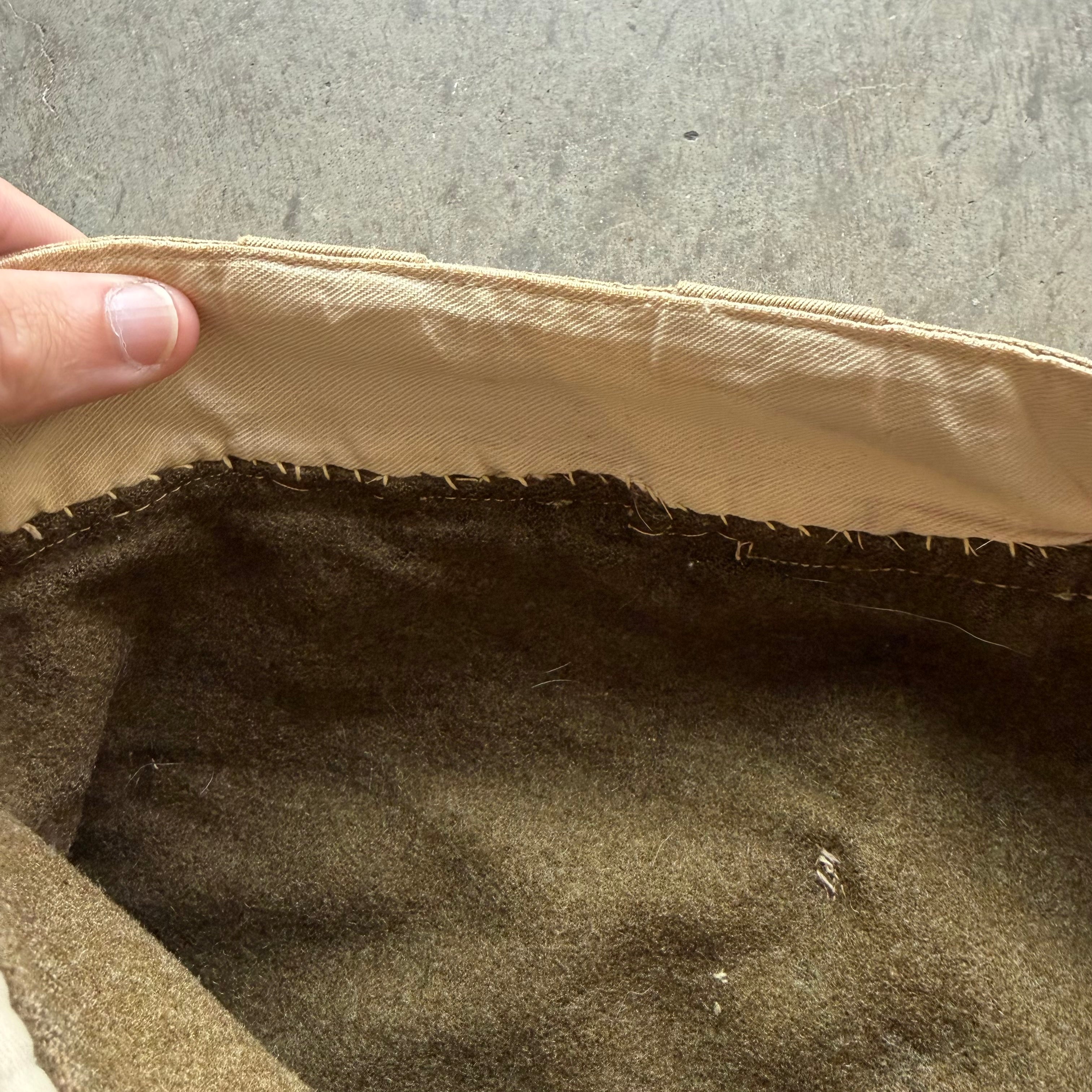 34x30 1940s Dickies Army Cloth Wool Lined Pants