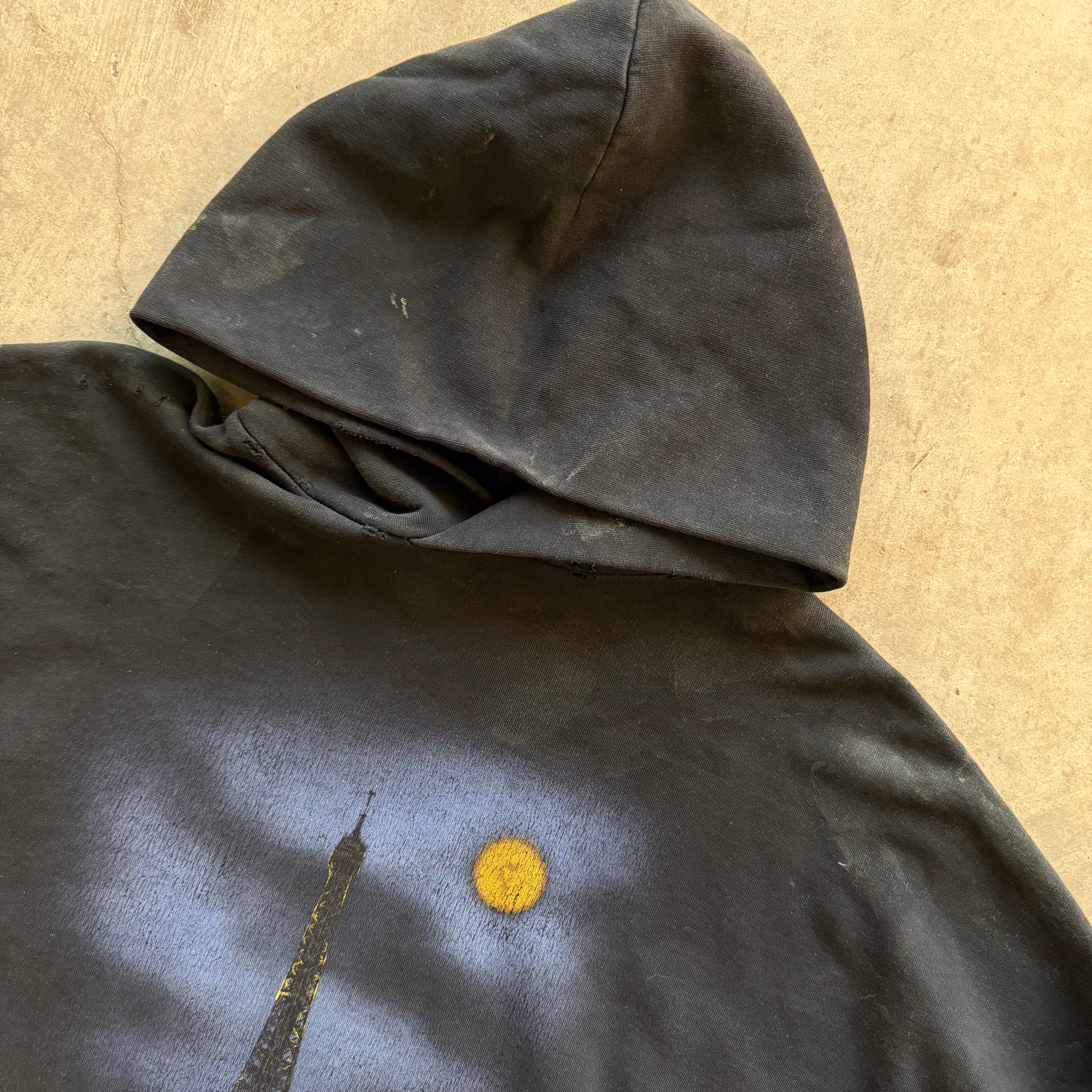 M Brand New Balenciaga Paris Moon Hoodie