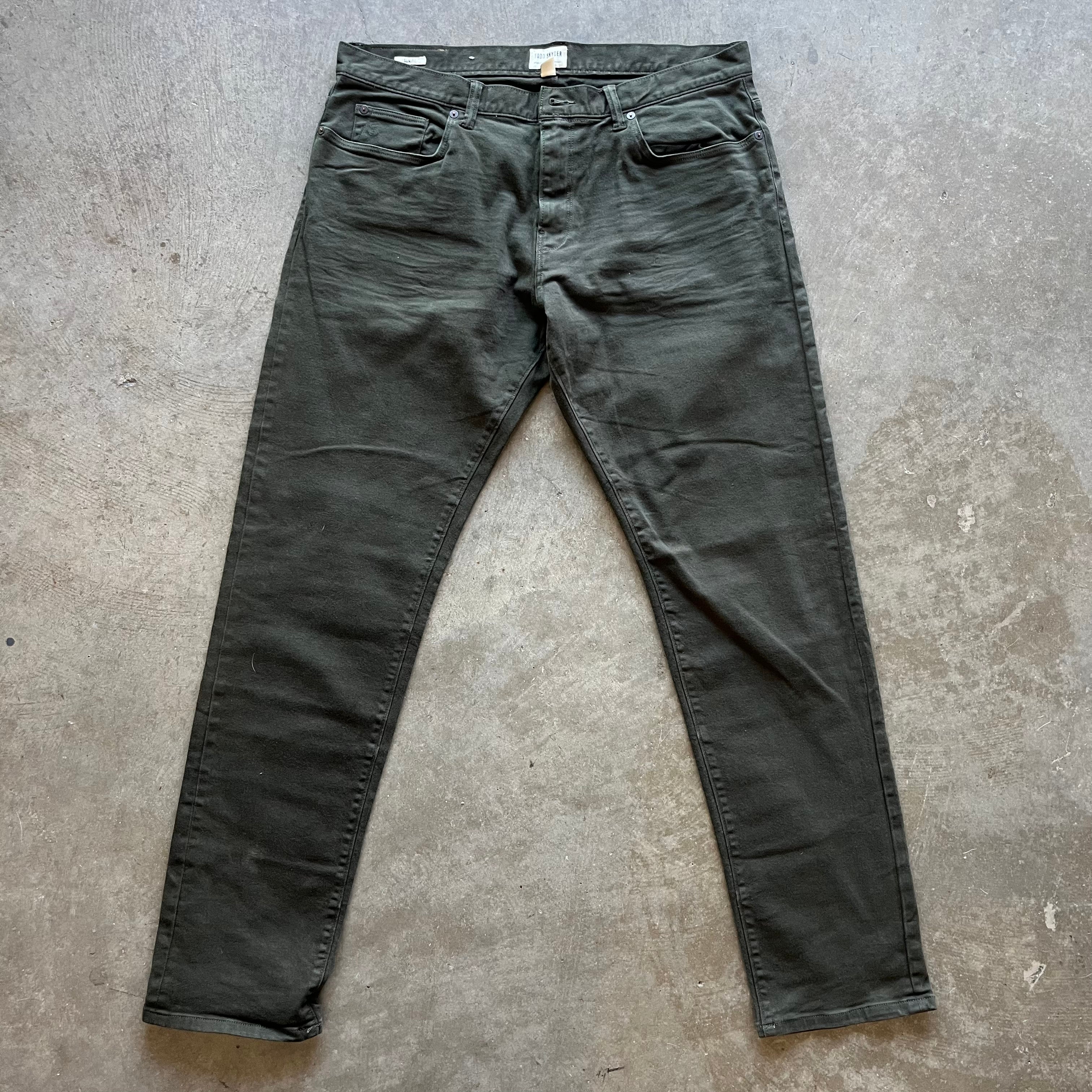 36x32 Olive Todd Snyder Pants