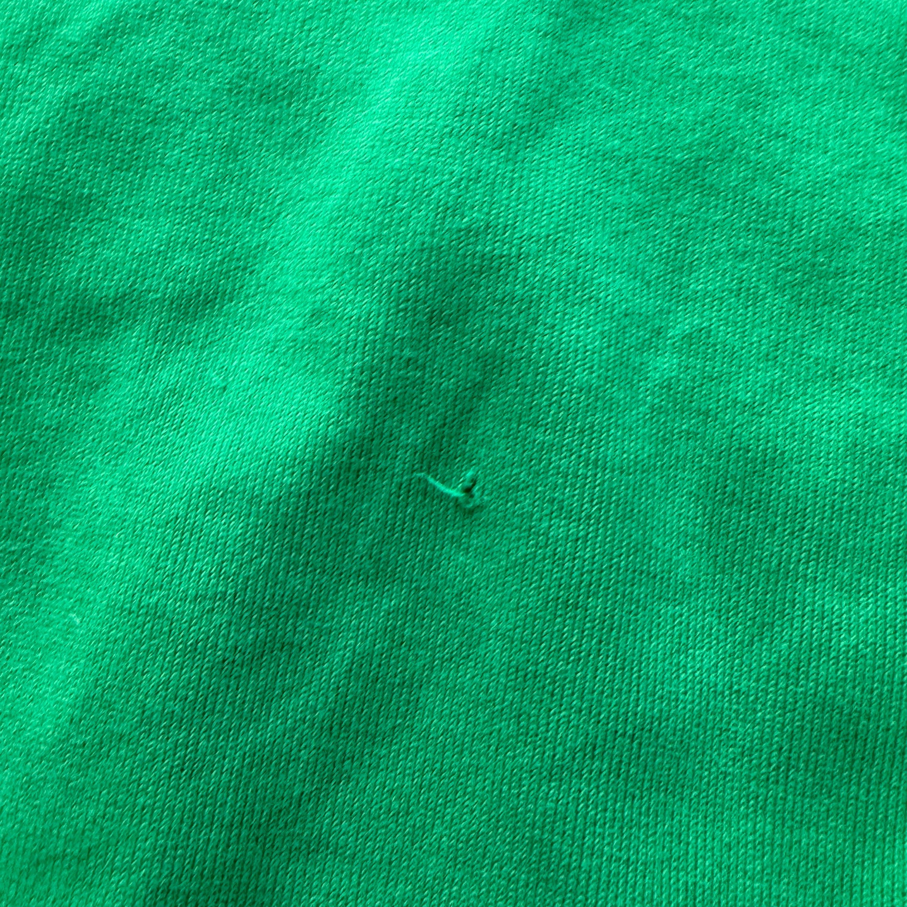 L 90s Green Polo Quarter Zip
