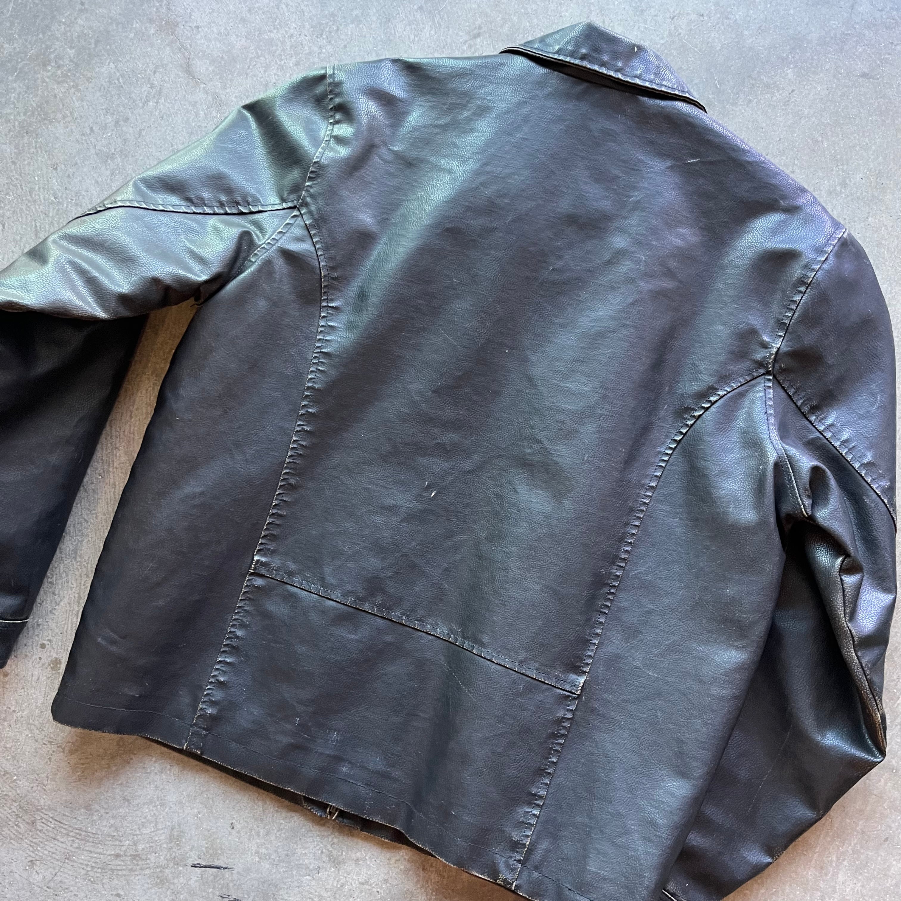L Vintage Aeropostale Leather Jacket