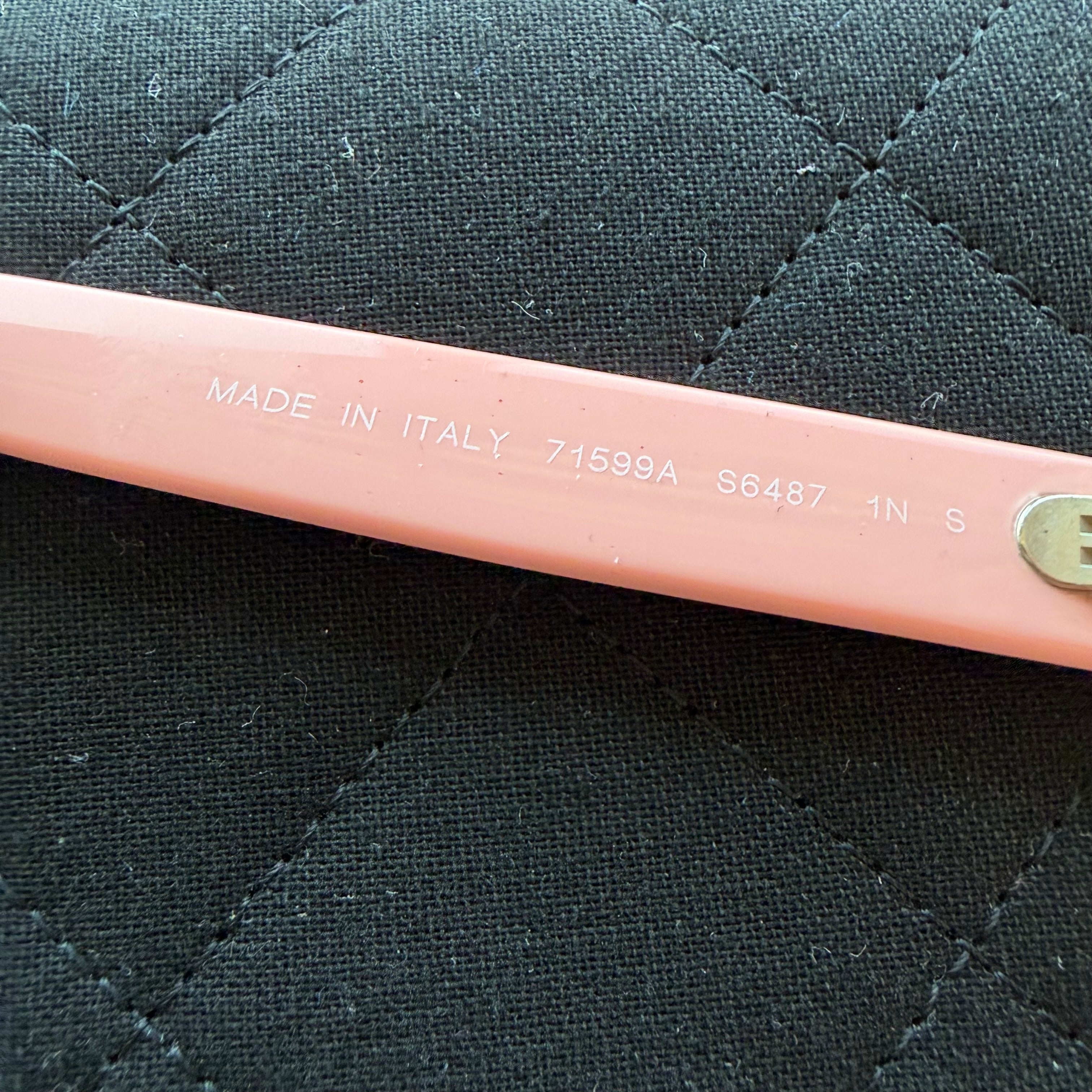 Chanel CC Logo Oversized Sunglasses Pink