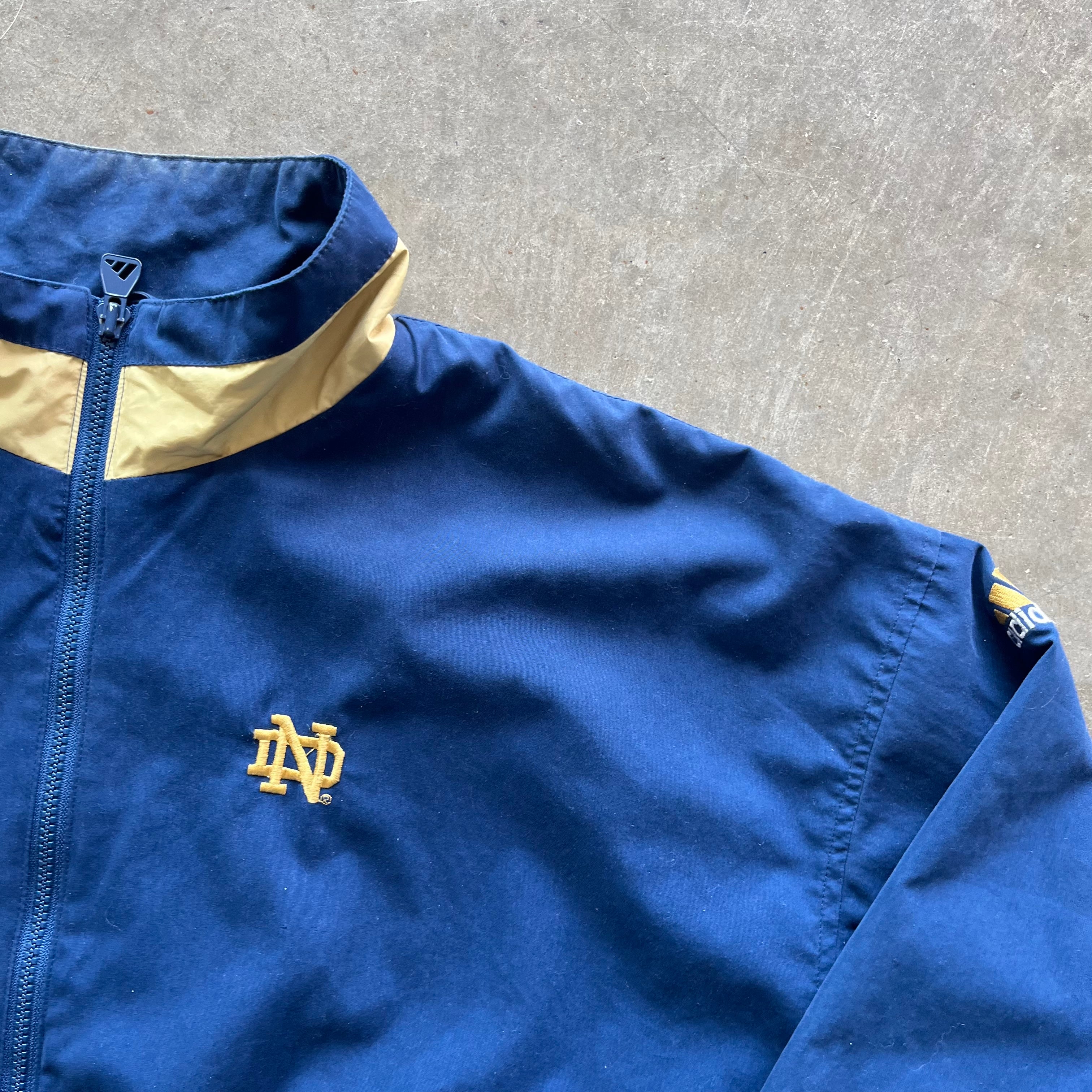 XL 00s Notre Dame Adidas Jacket