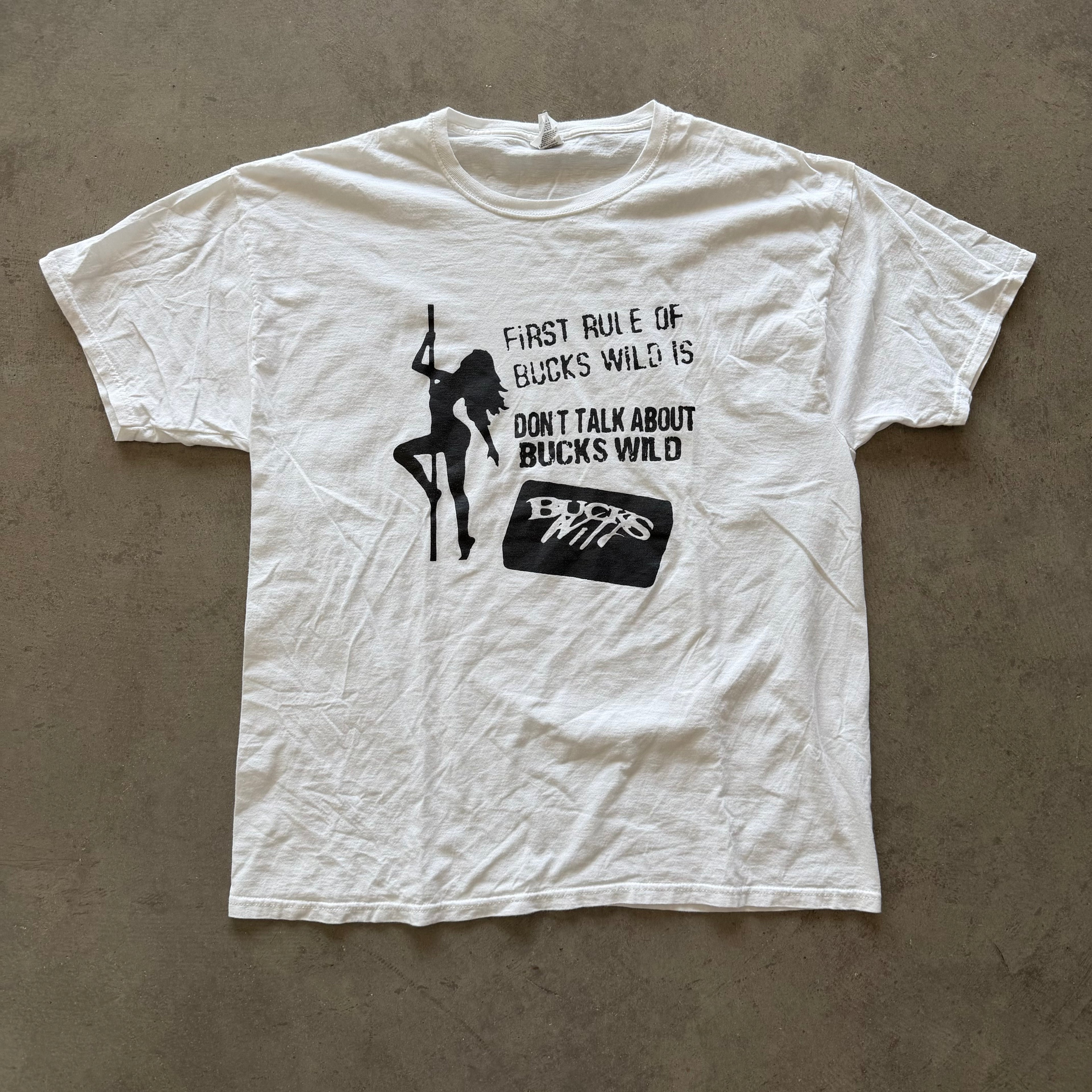 XL 00s Bucks Wild Rules Tee