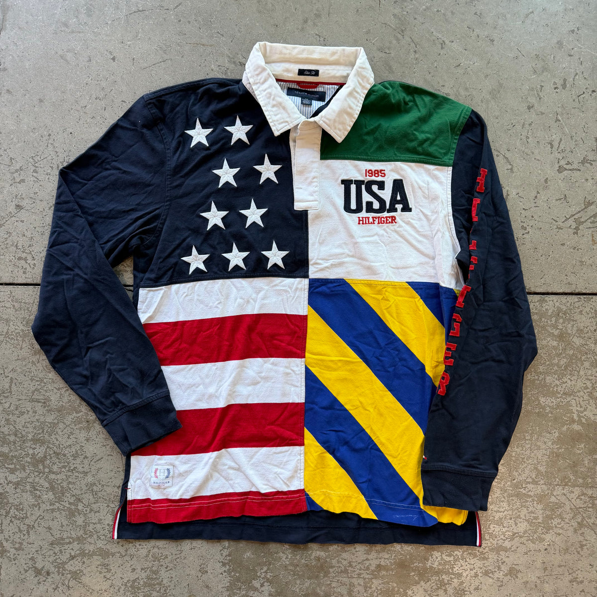 XXL 00s Tommy Hilfiger Rugby Polo