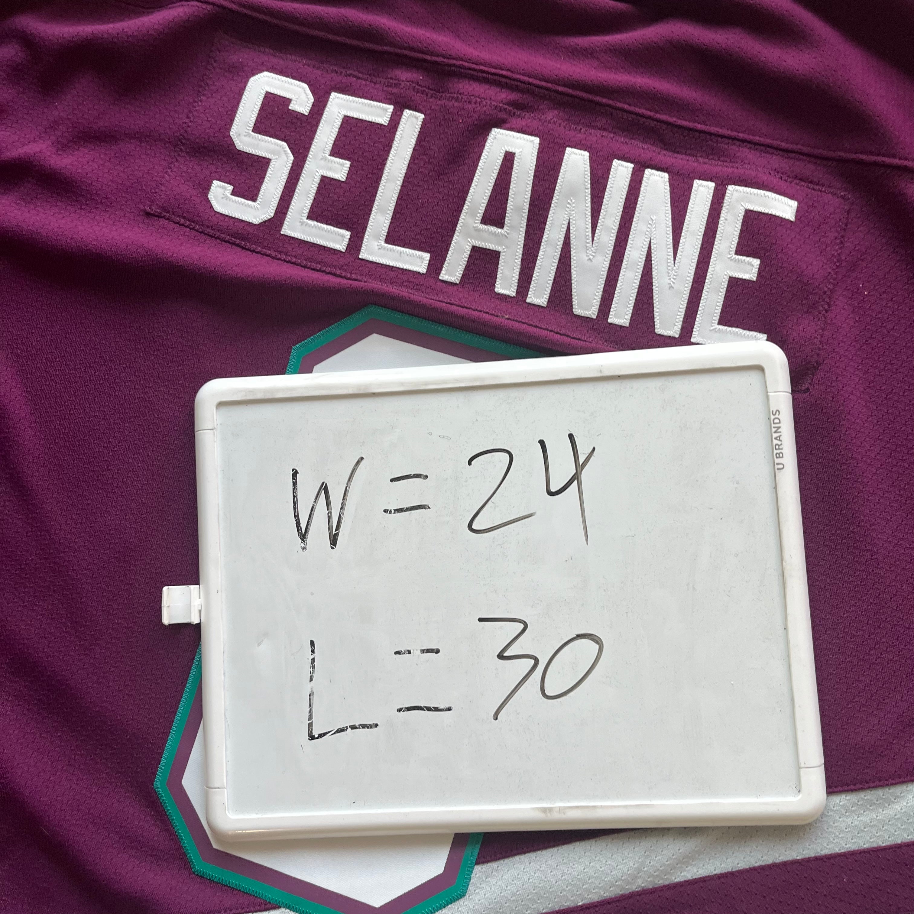 L Brand New Selanne Mighty Ducks Jersey