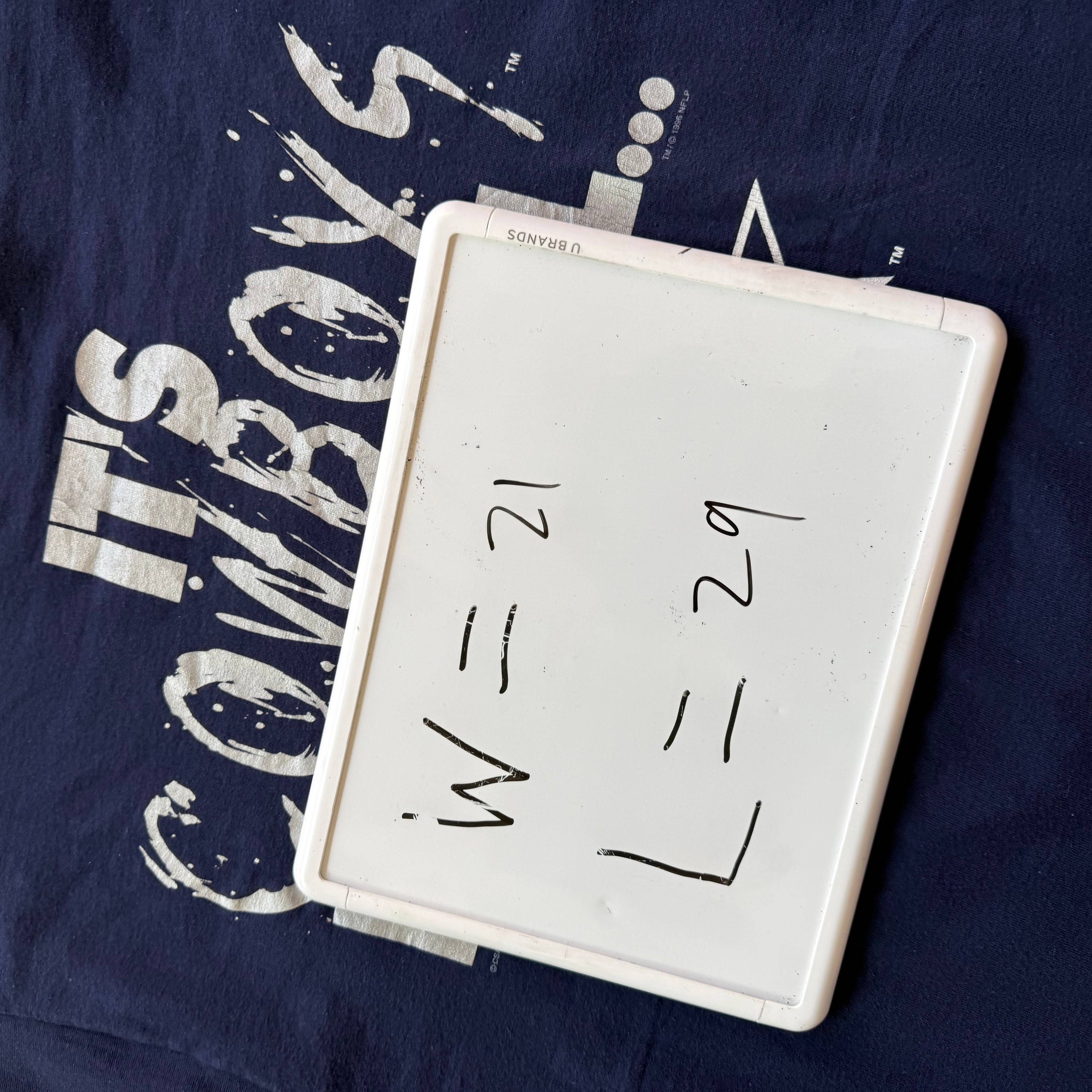L 90s Cowboys Football Tee