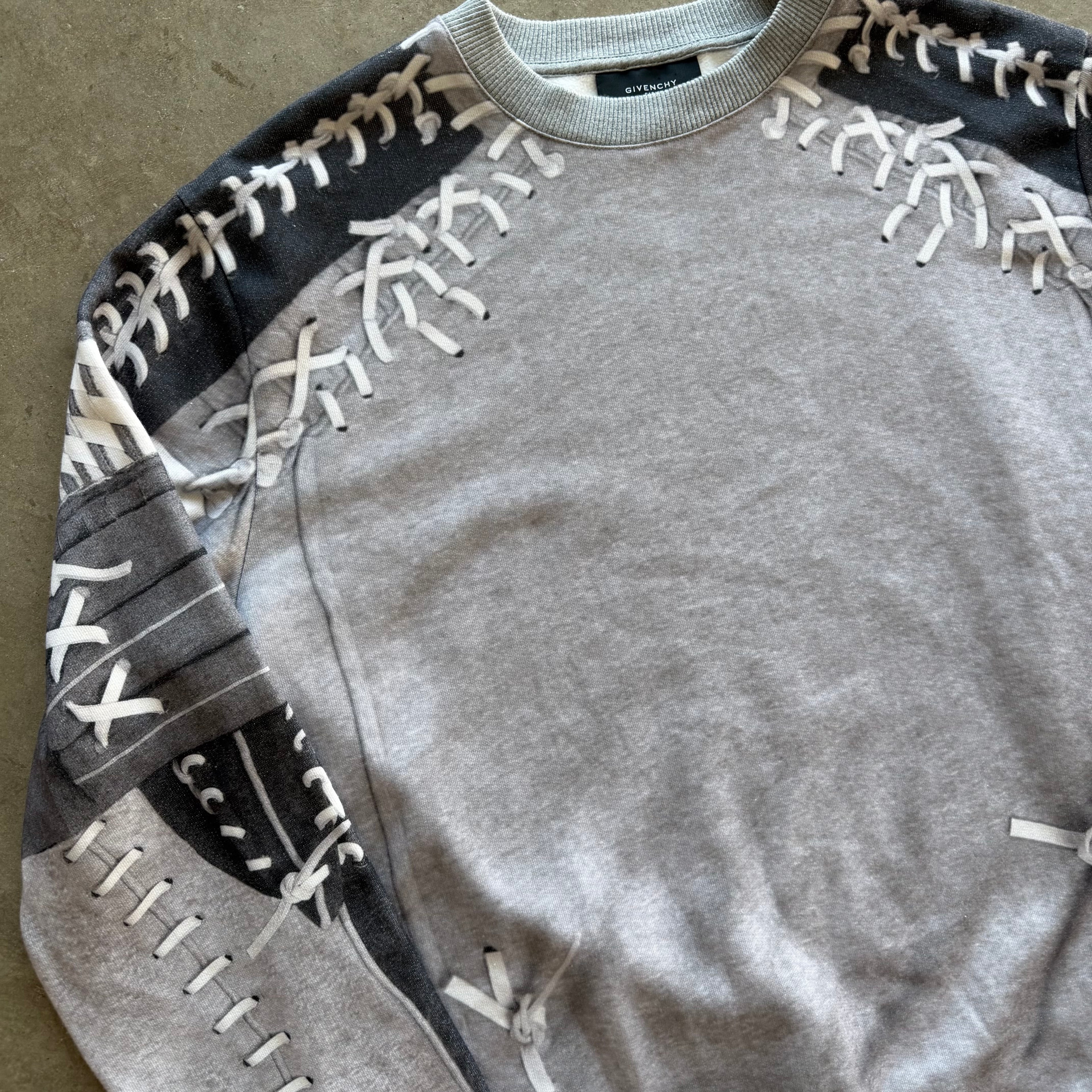 L Givenchy FW13 Baseball Print Crewneck