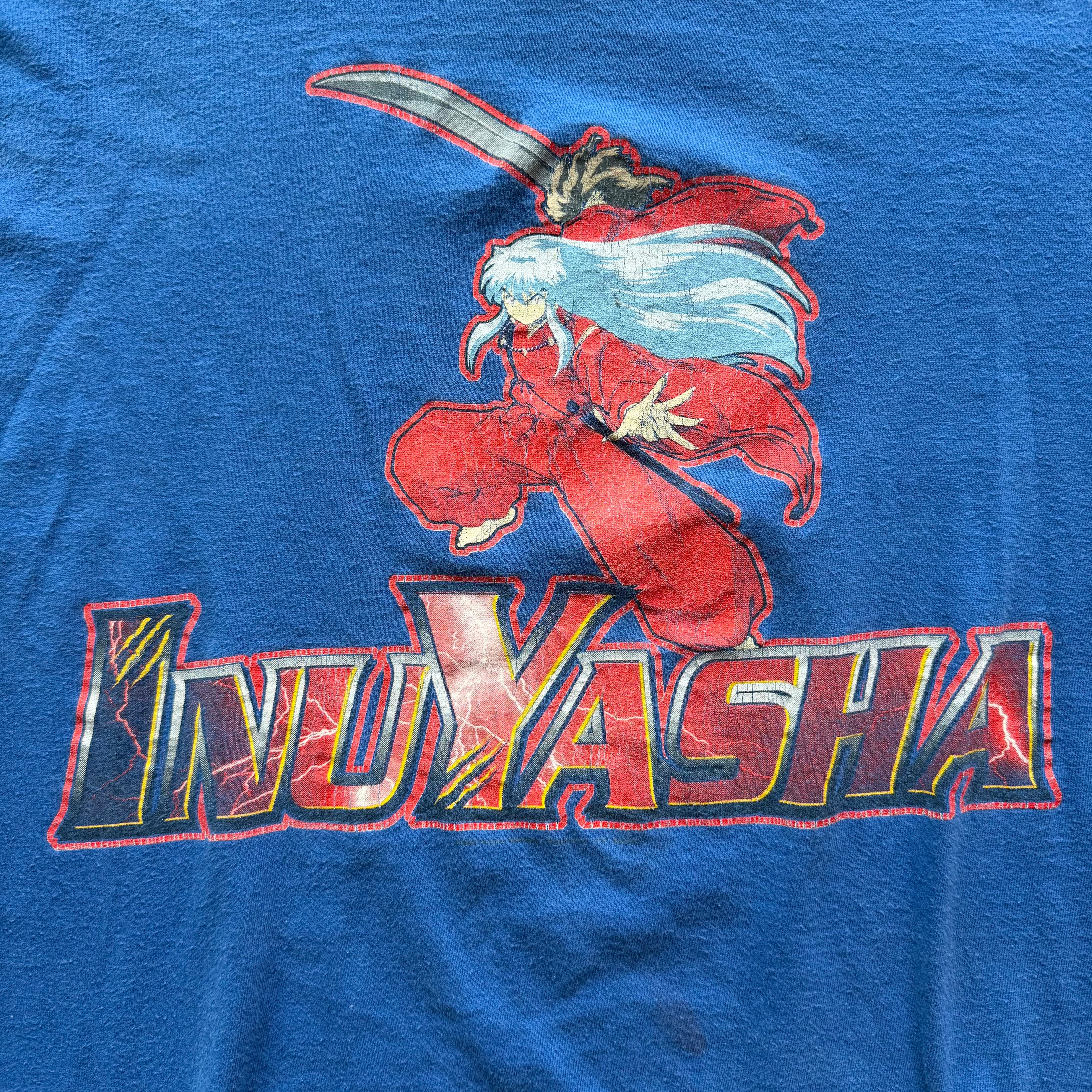 L Vintage Inuyasha Anime Tee