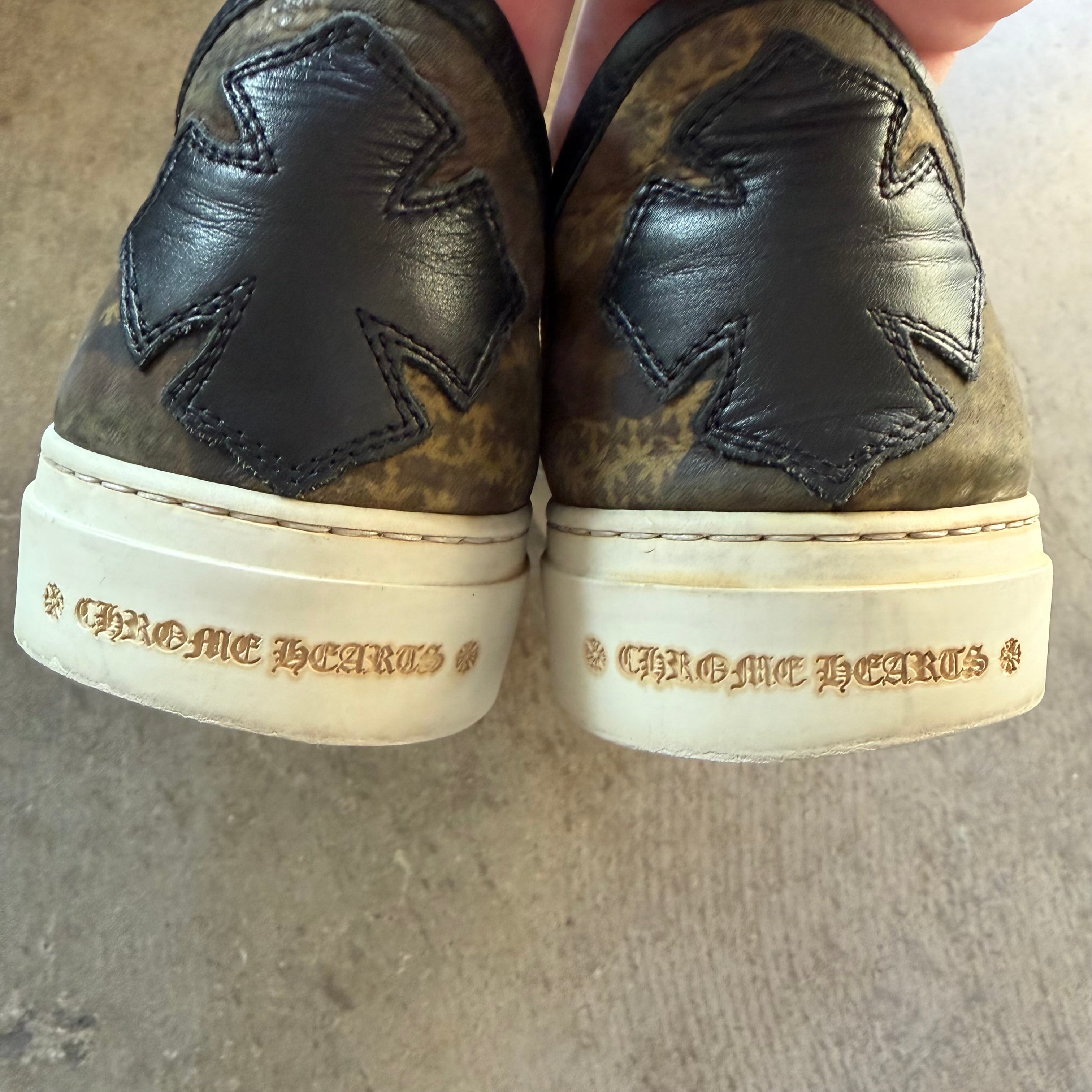 8 Used Chrome Hearts Dagger Slip On Sneaker