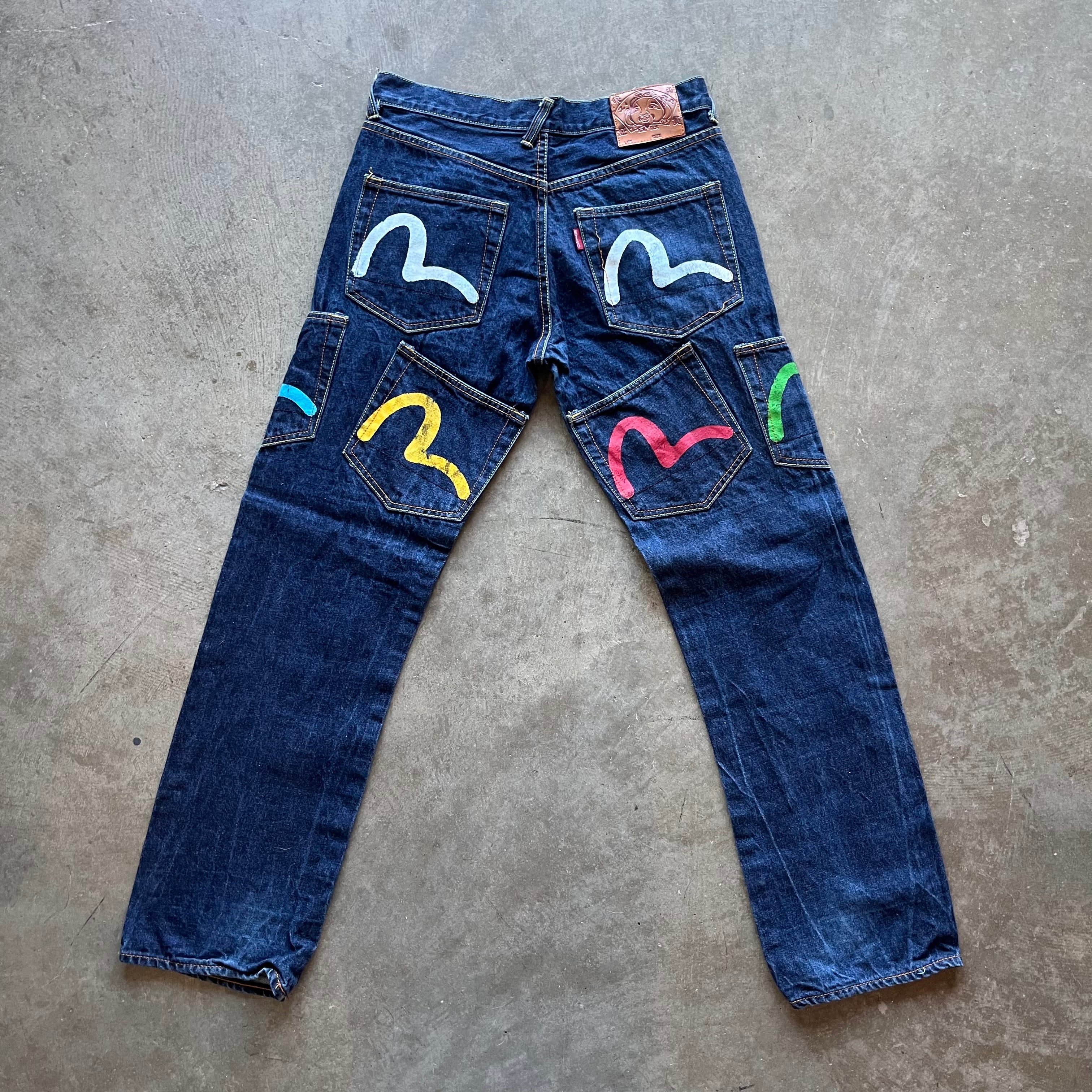 32x32 Evisu Multipocket Jeans