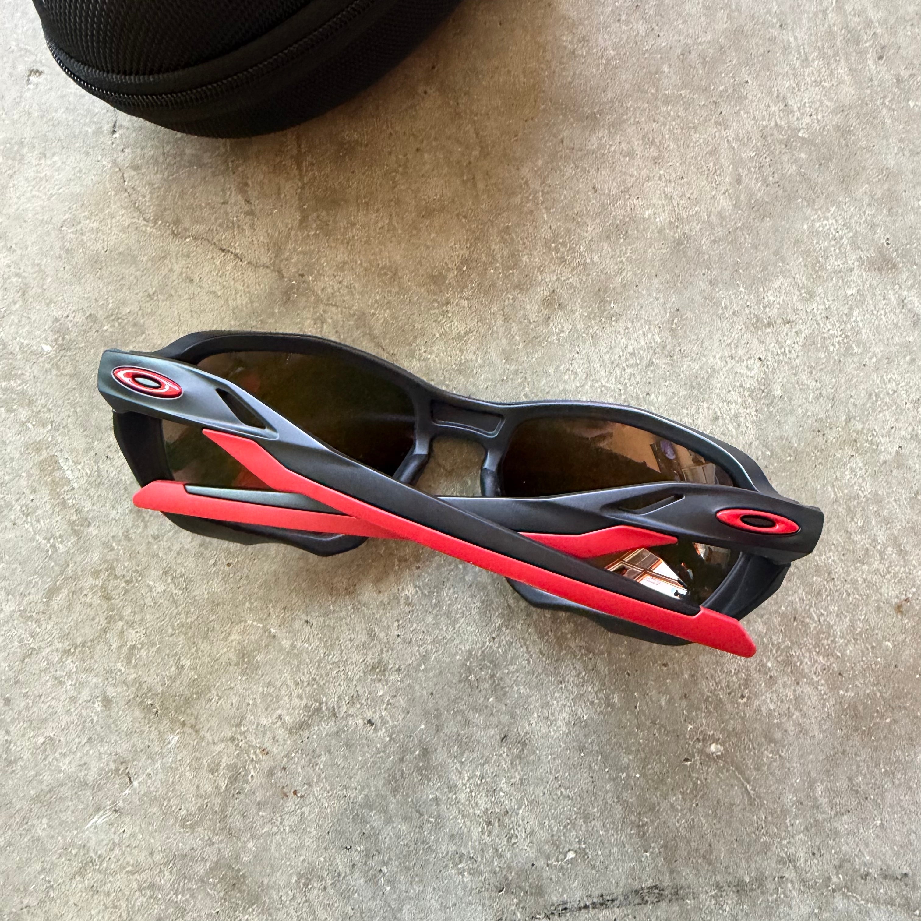 Matte Black Oakley Plazma Frames