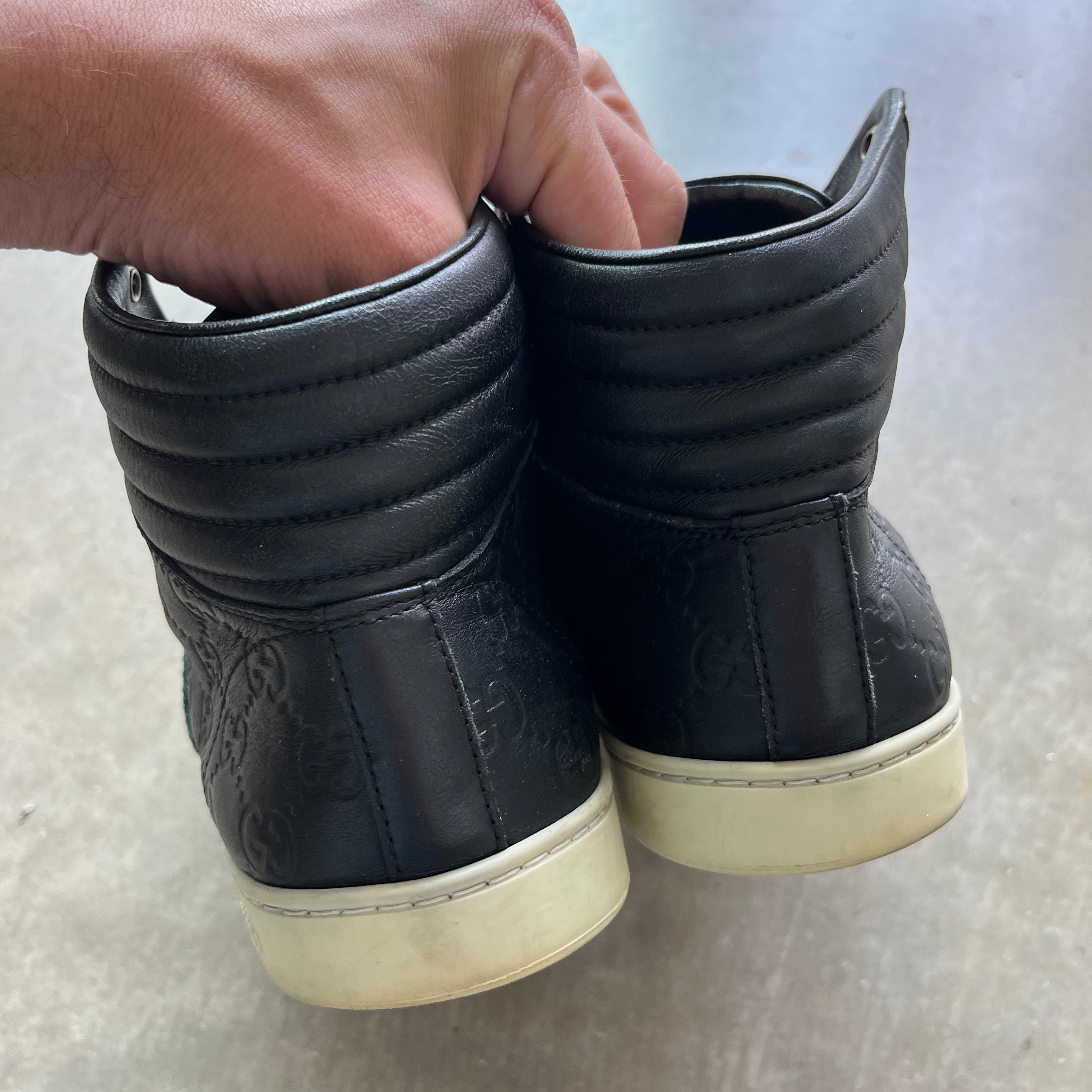 9 Used Gucci High Top Sneaker