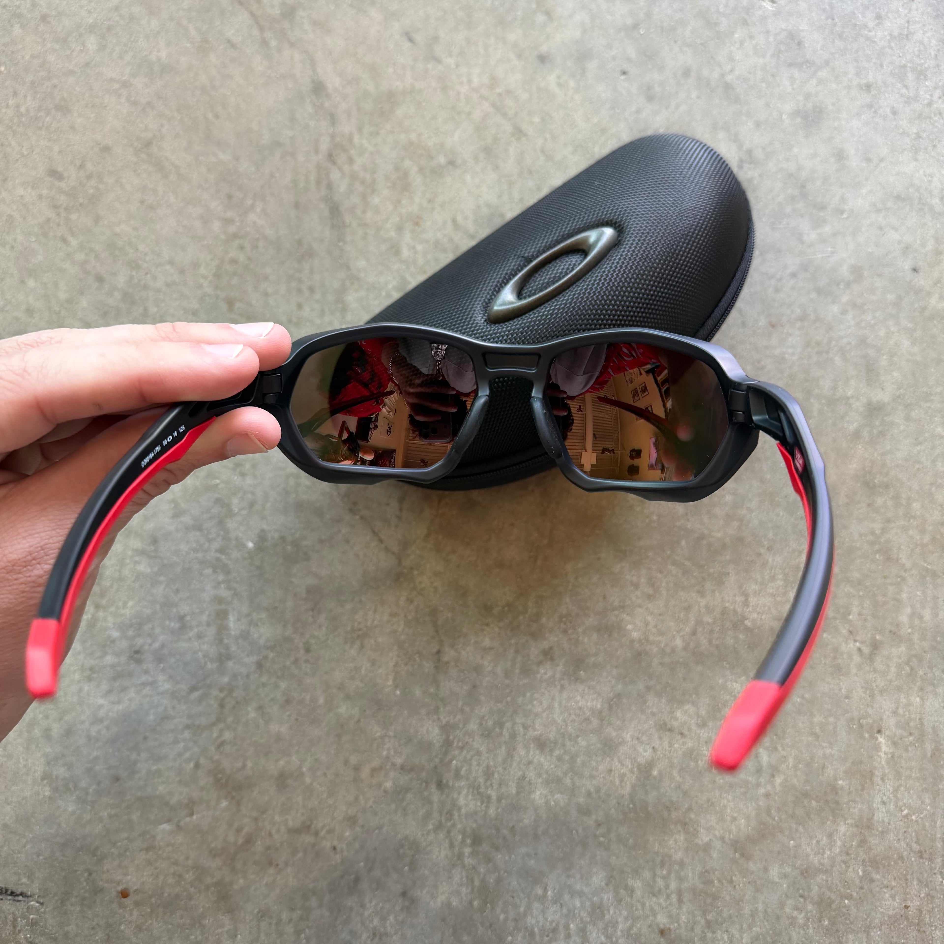 Matte Black Oakley Plazma Frames