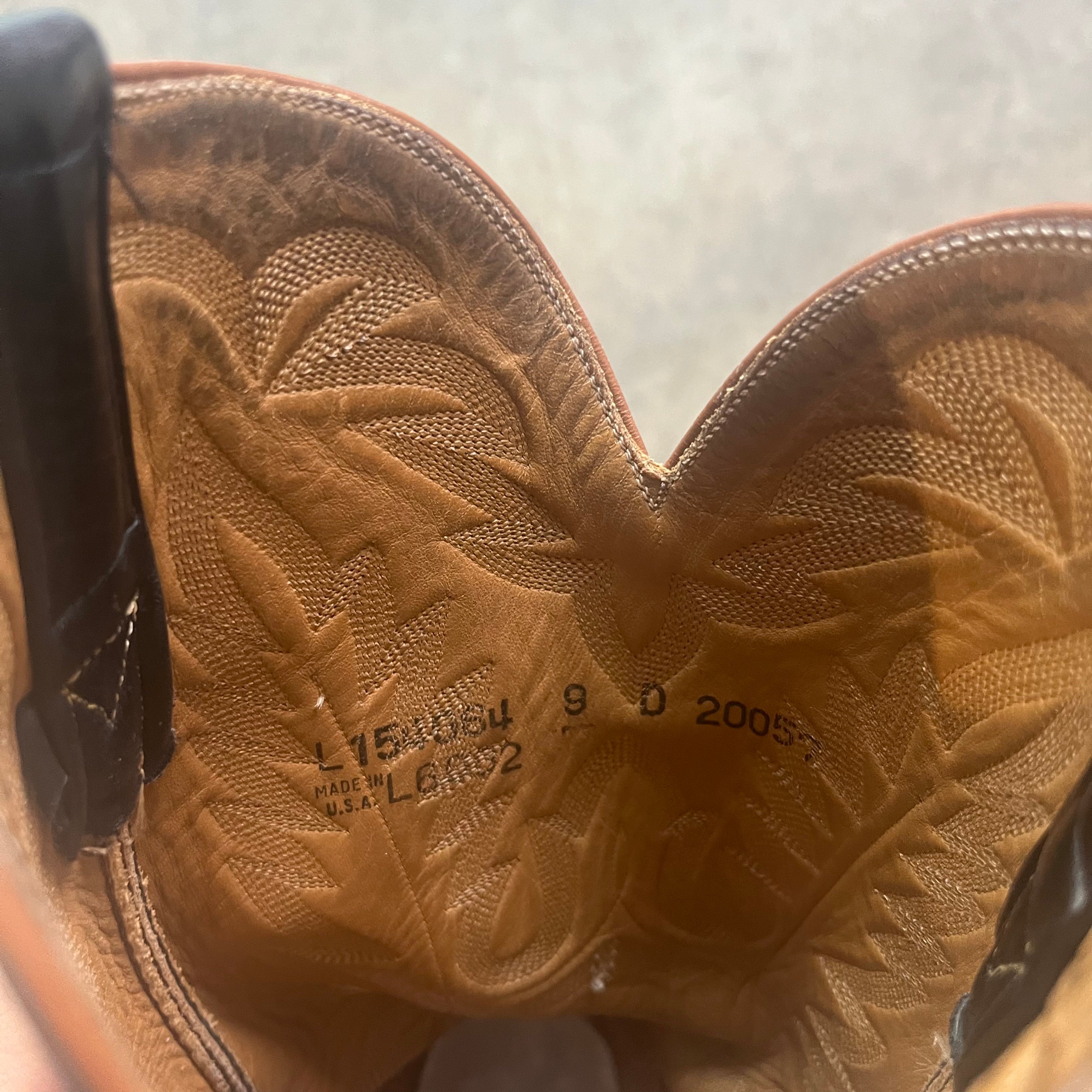 9 Used Vintage Lucchese Boots