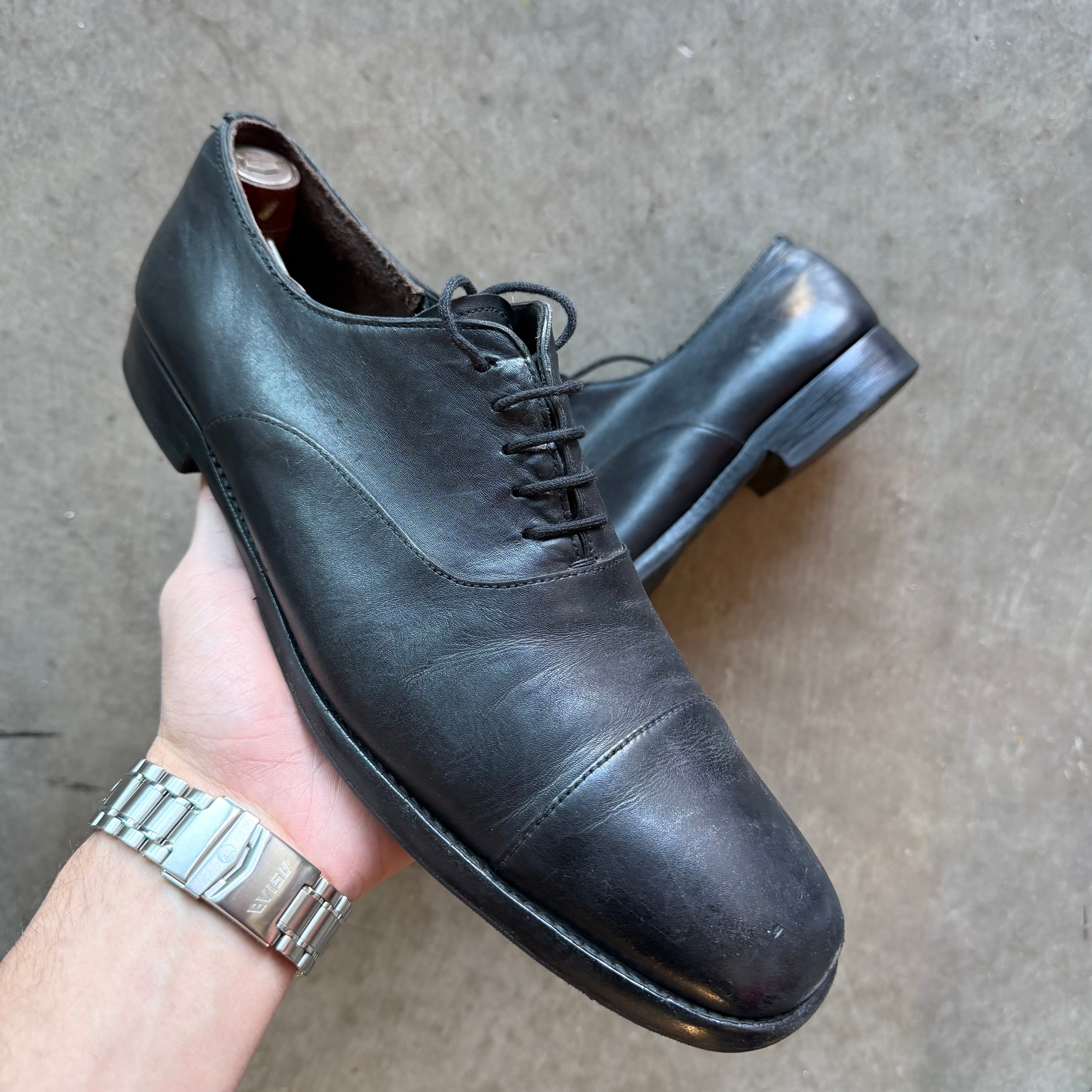 9.5 Used Triple Black Prada Dress Shoe