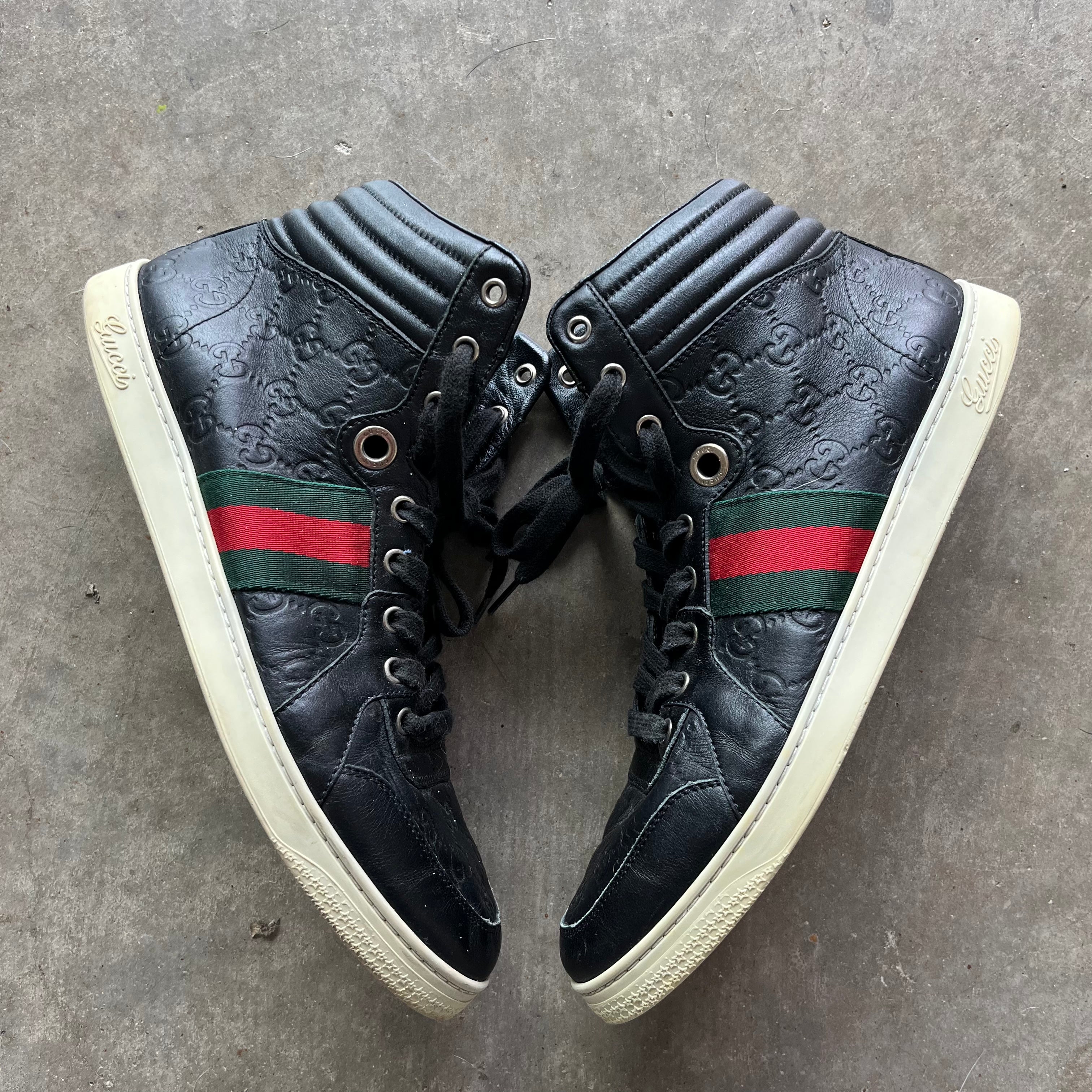 9 Used Gucci High Top Sneaker