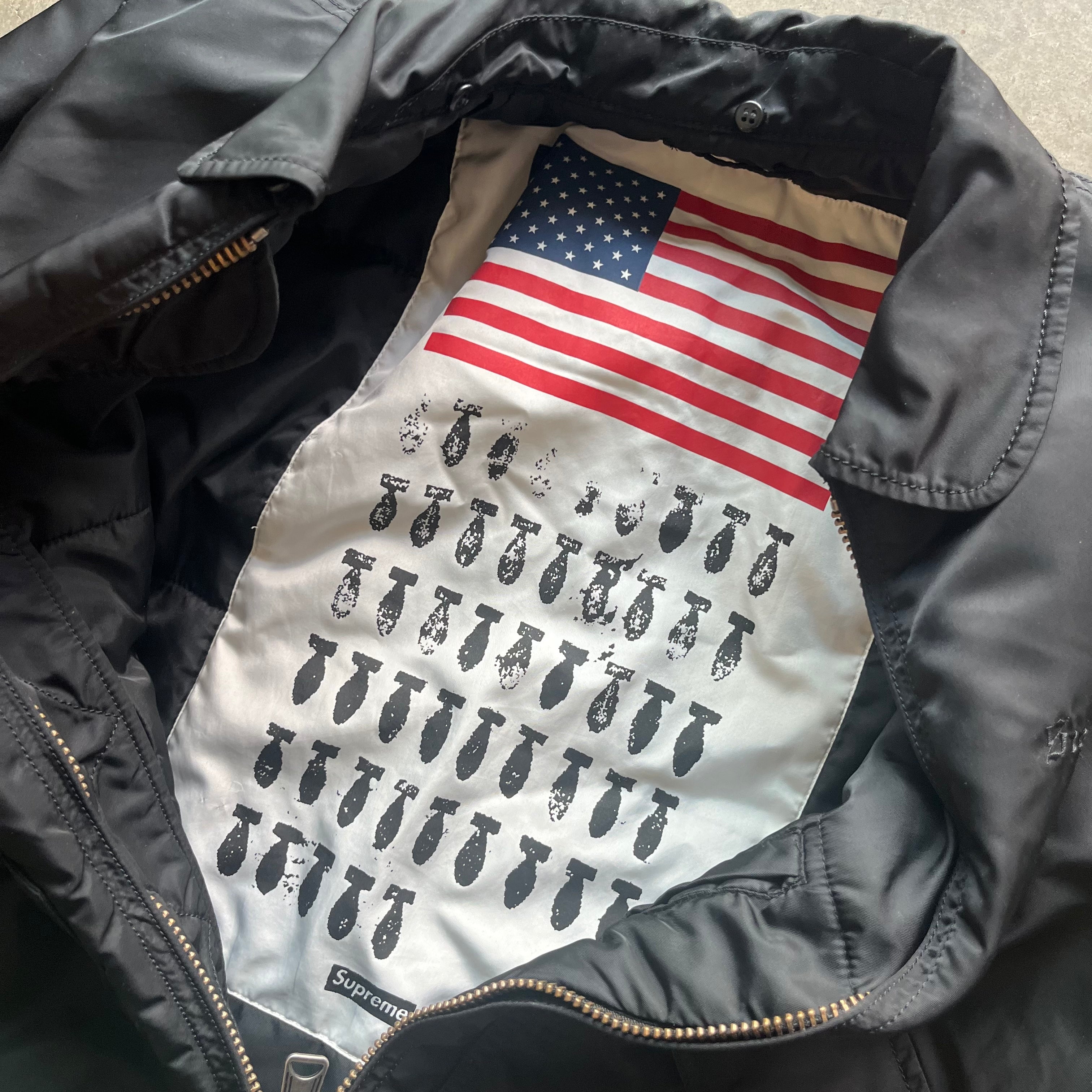 M FW15 Supreme Tanker Jacket (Missing Fur)