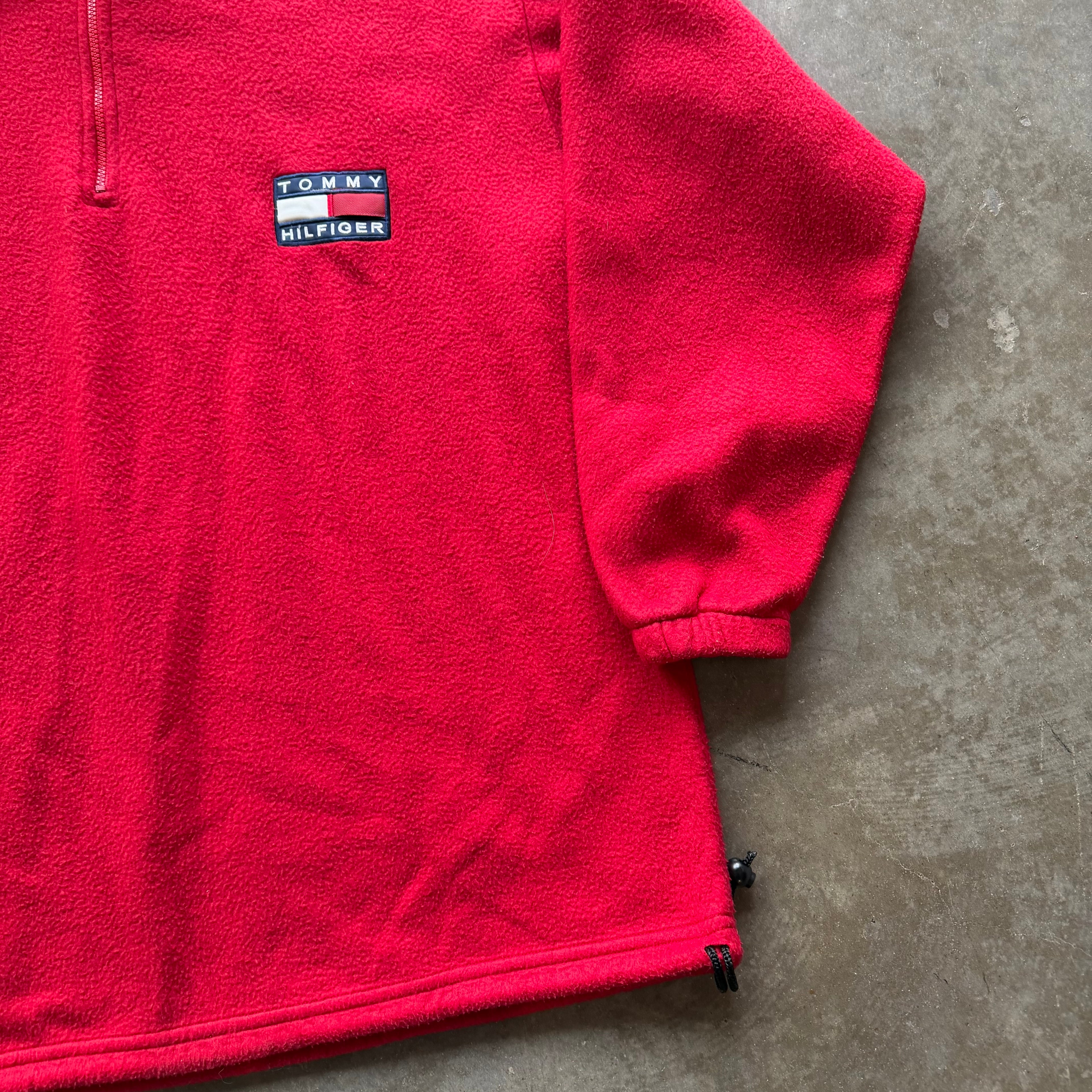 XL 90s Tommy Hilfiger Fleece Quarter Zip
