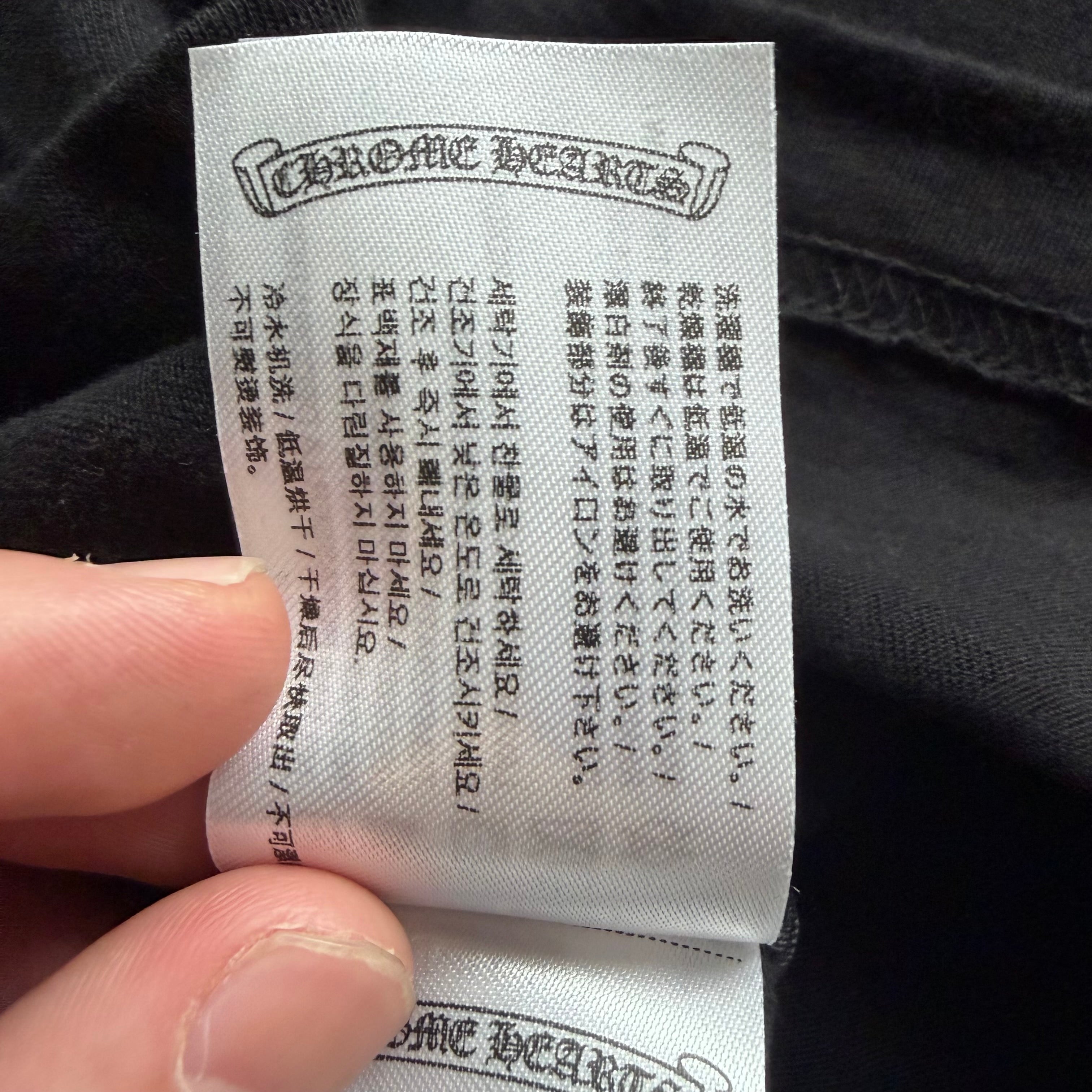 XXL Chrome Hearts Pink Neck Logo Longsleeve