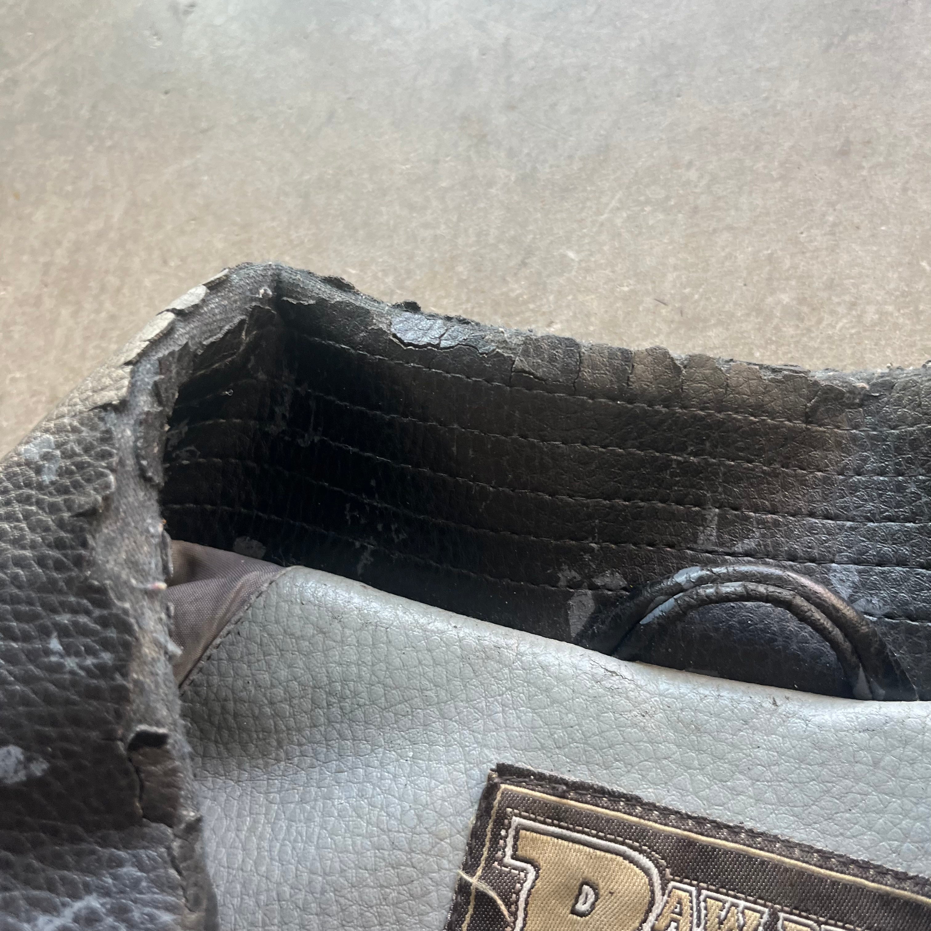 XXL Y2K RawBlue Leather Jacket