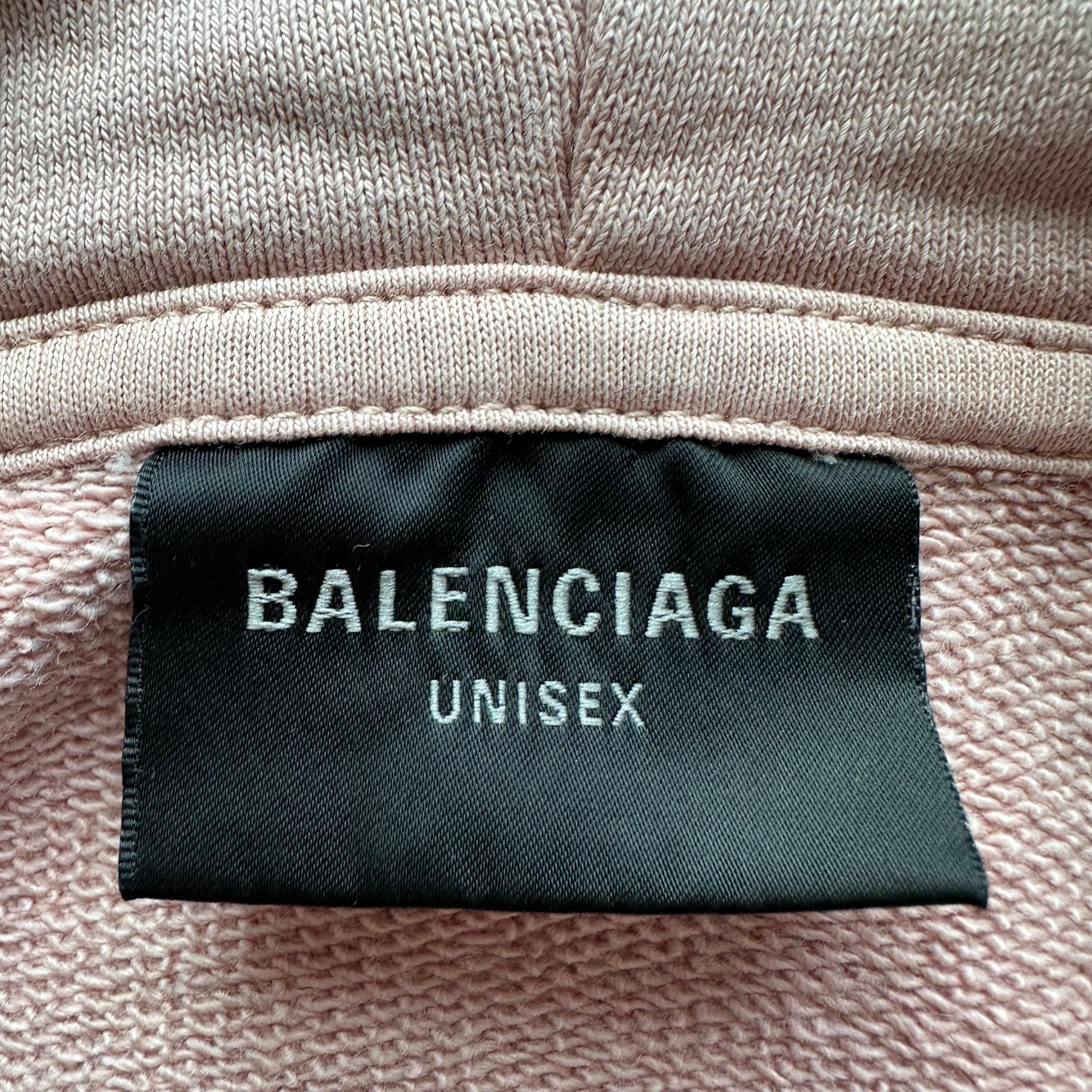 XL Pink Balenciaga Backflip Hoodie