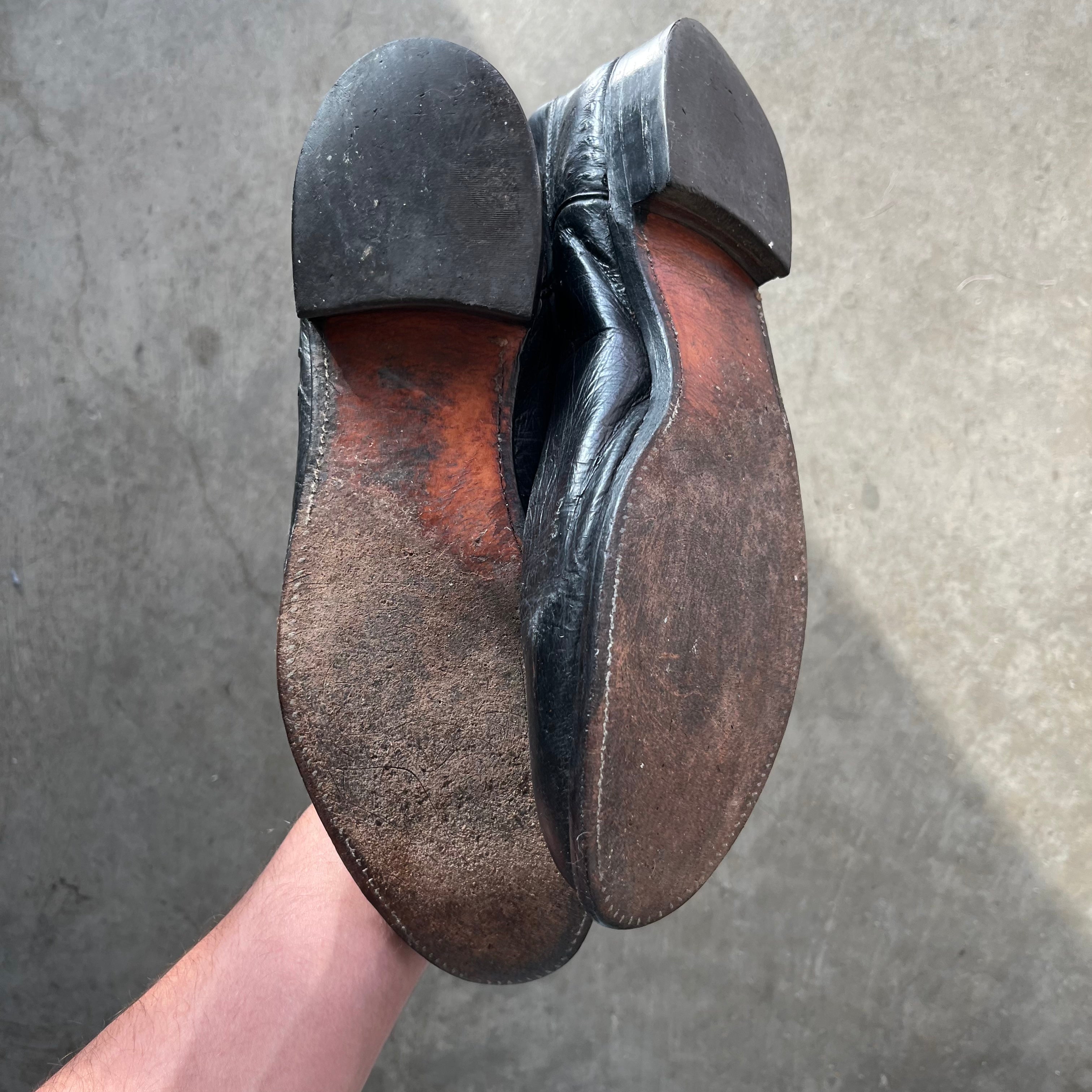 10.5 Used Smooth Ostrich Justin Boots