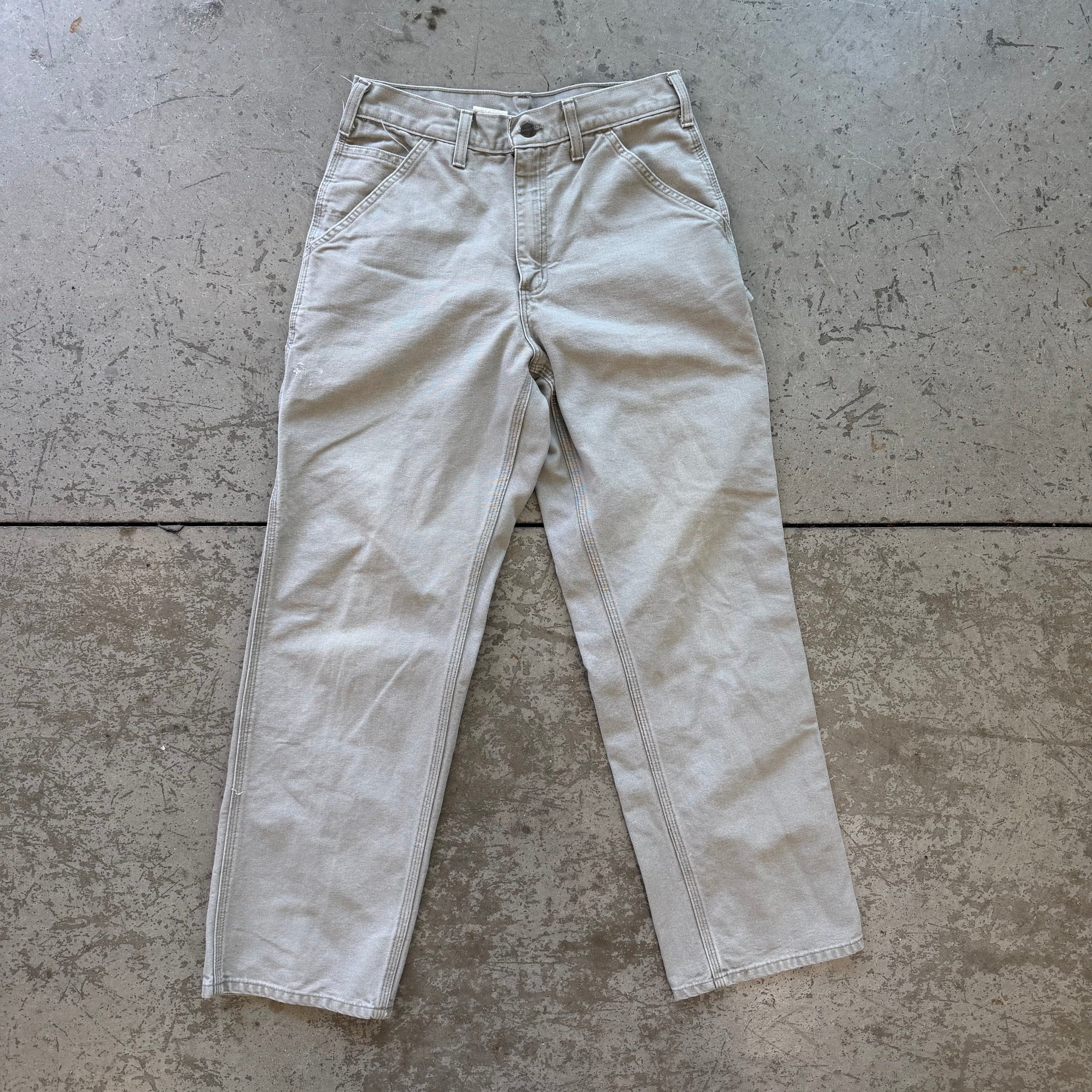30x32 00s Beige Carhartt Pants