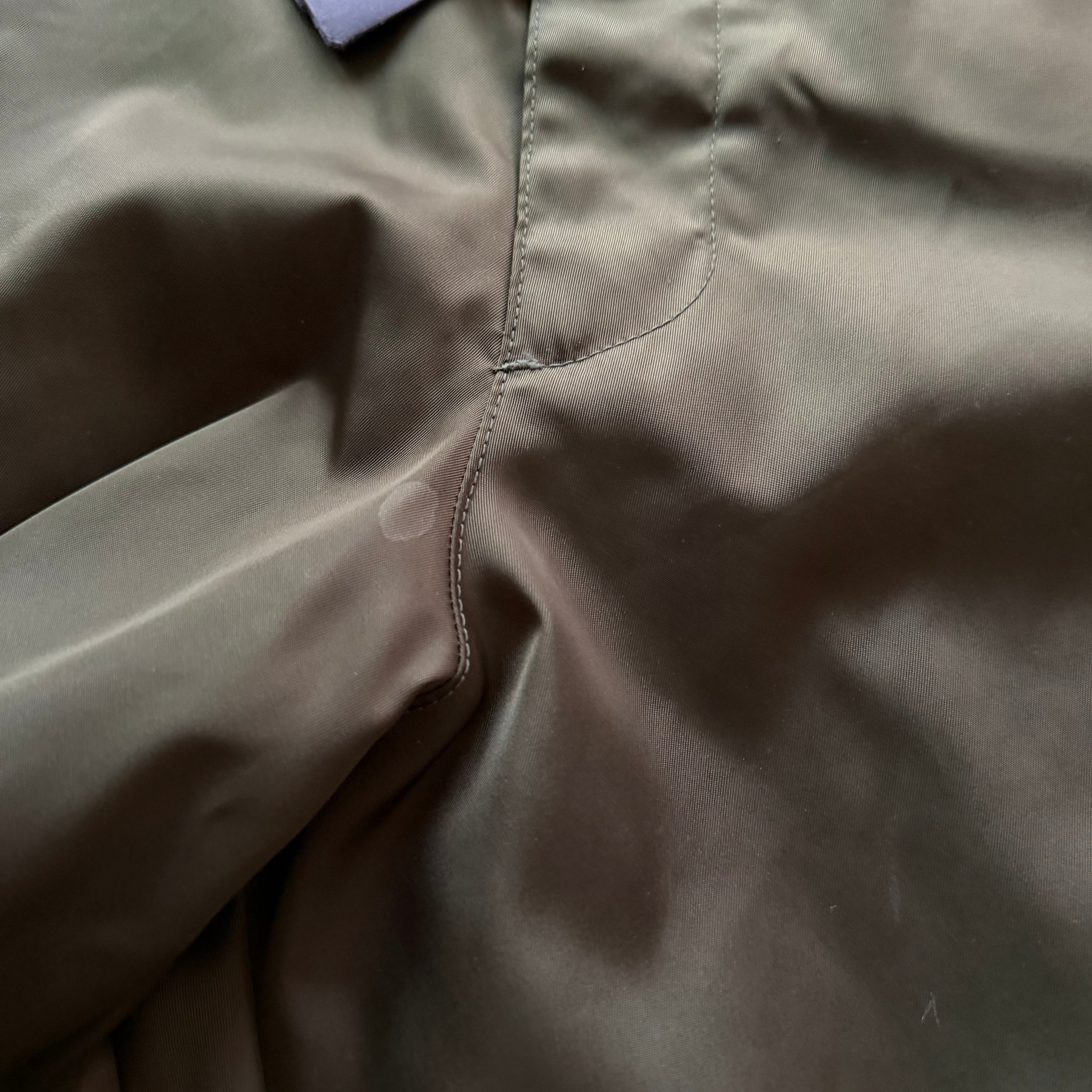 36w Nylon Olive Prada Pants