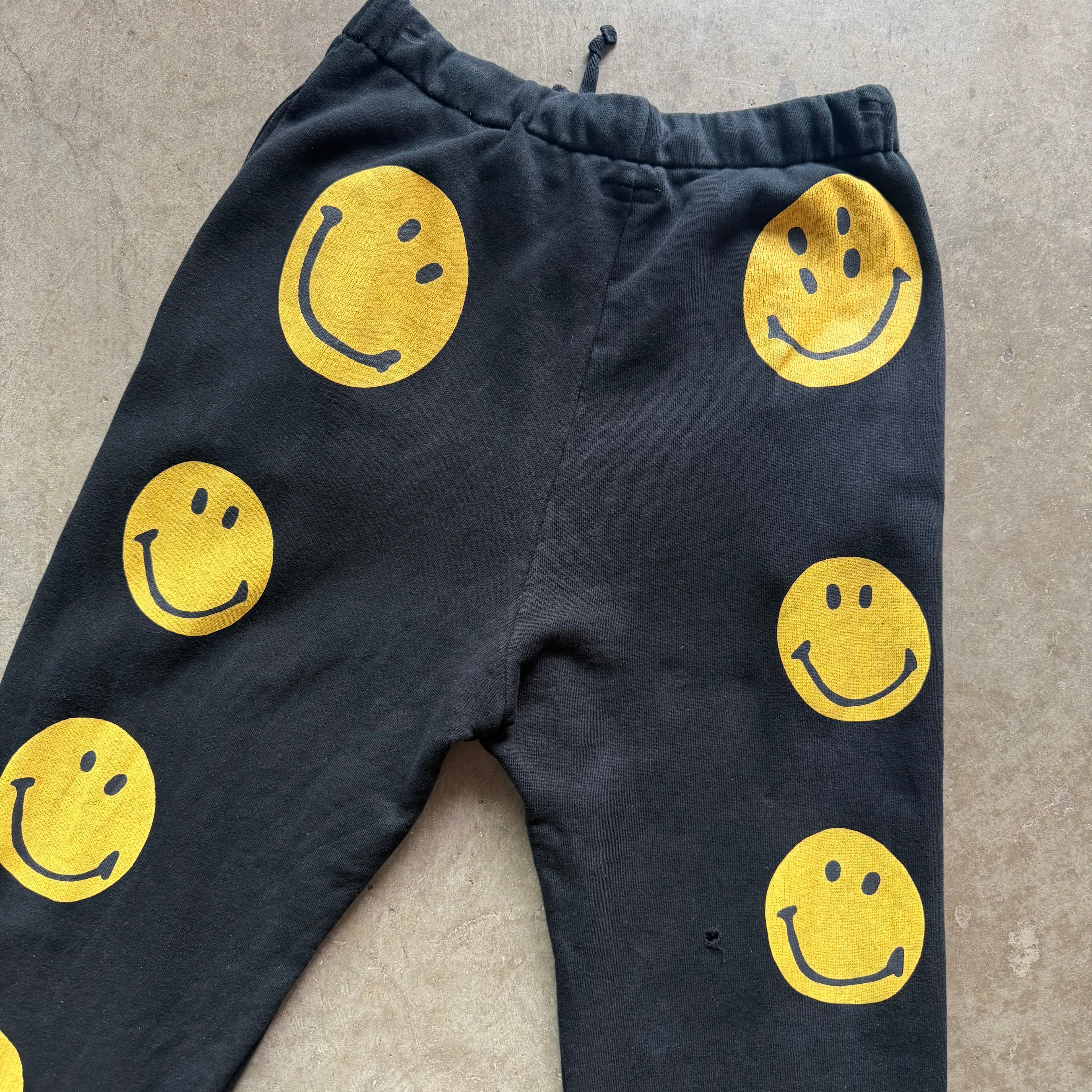 L Kapital Smiley Face Sweatpants