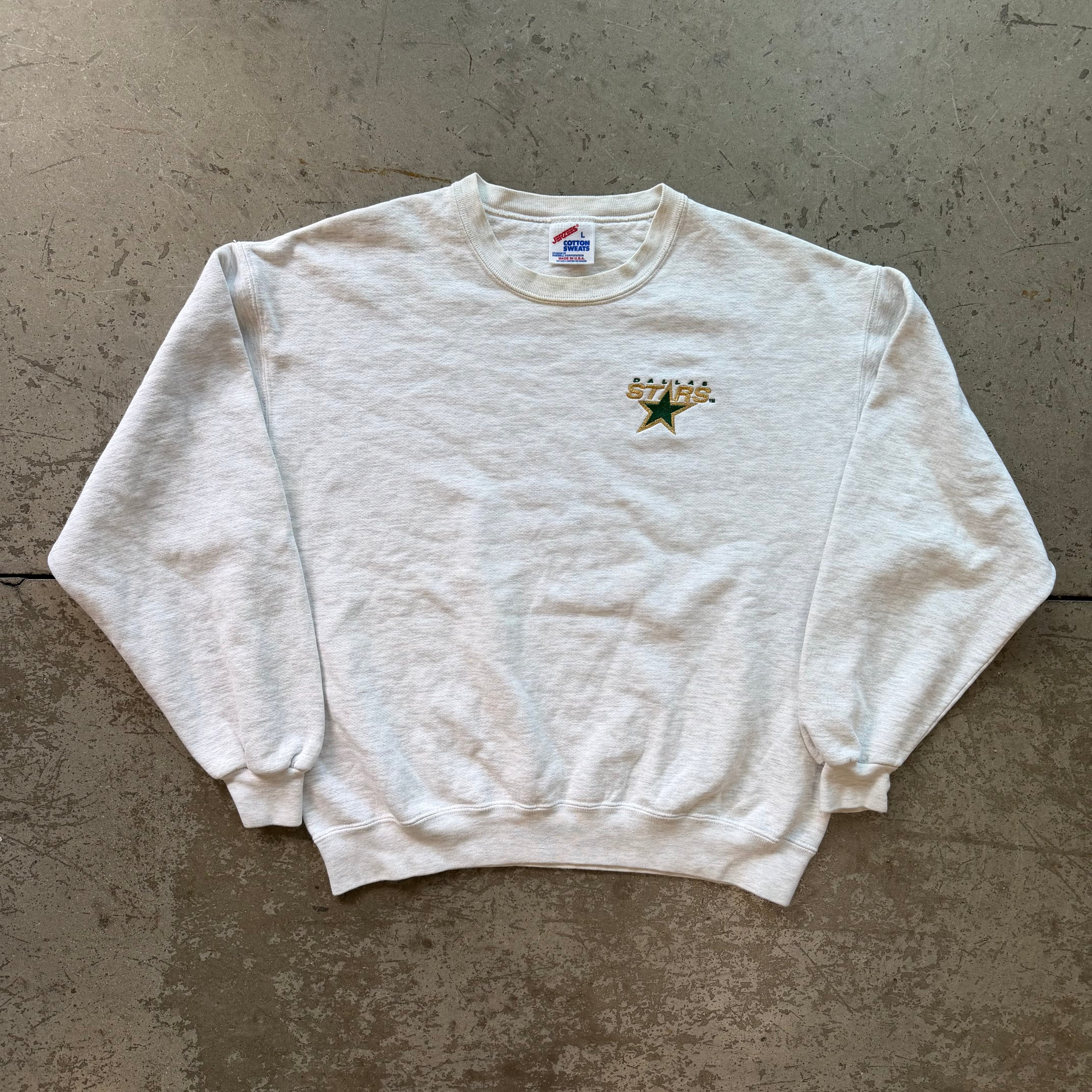 L 90s Dallas Stars Crewneck