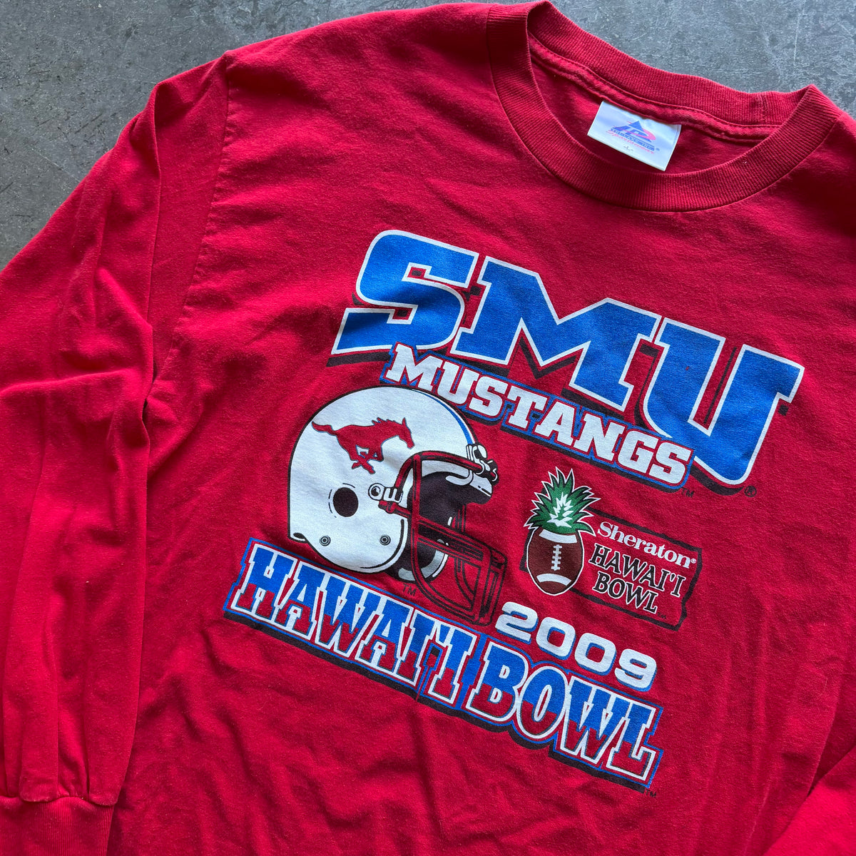 L 08 SMU Football Tee