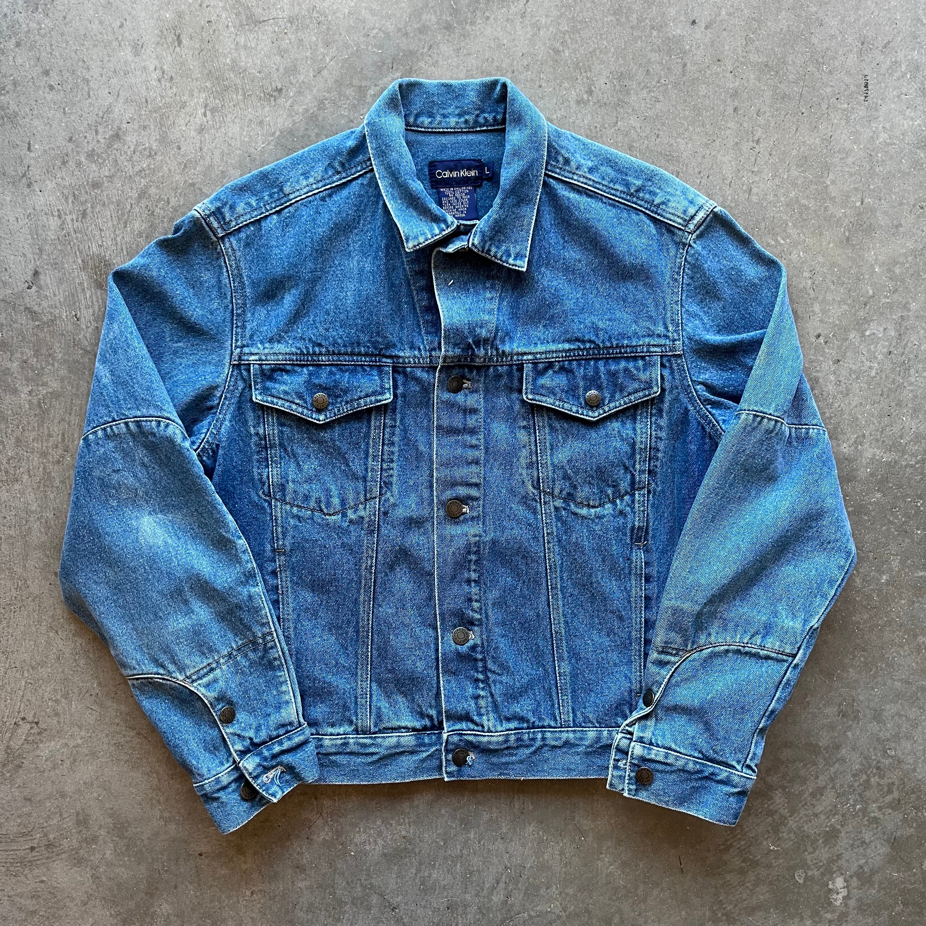 L 00s Calvin Klein Denim Jacket