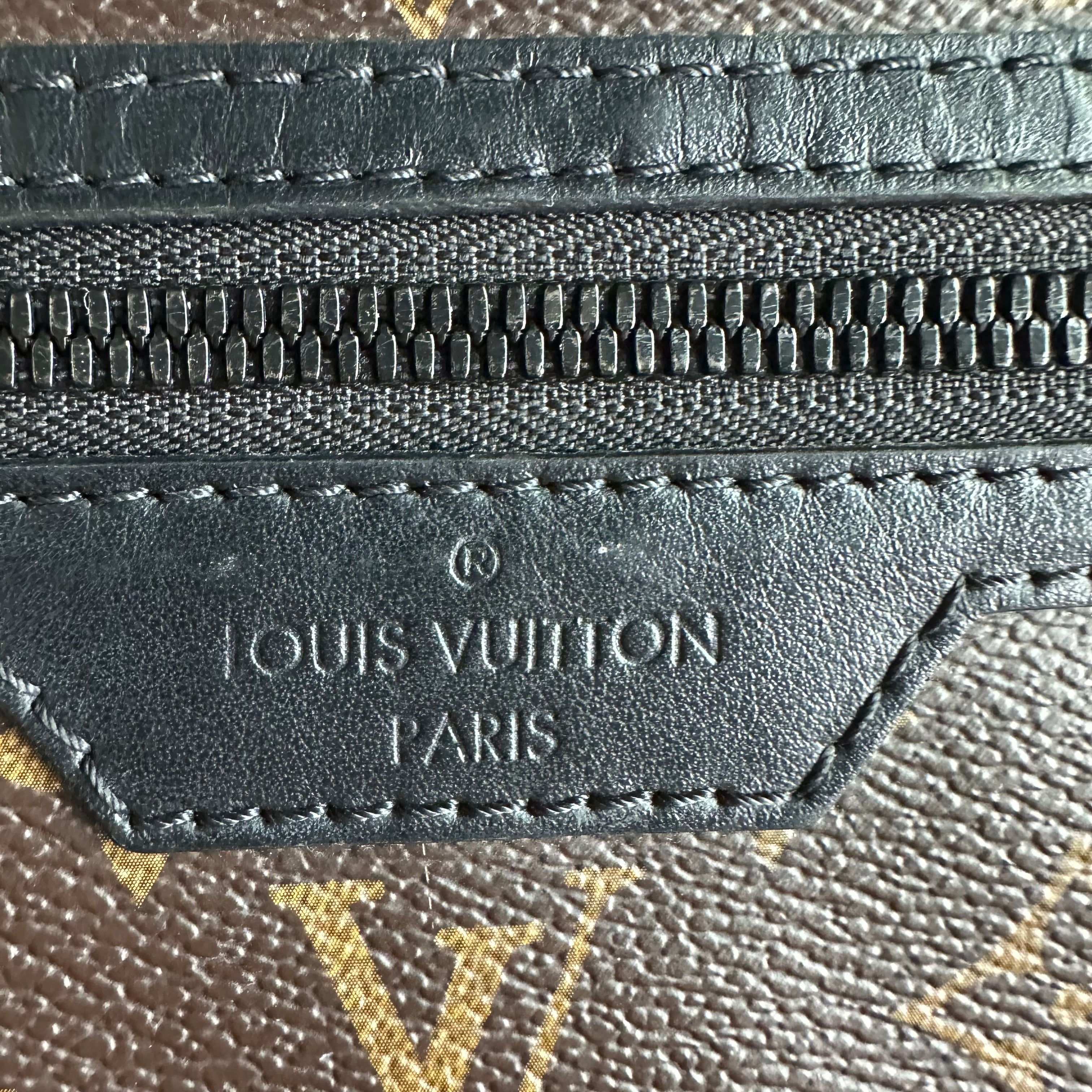 LV Monogram Double Flat Messenger Bag