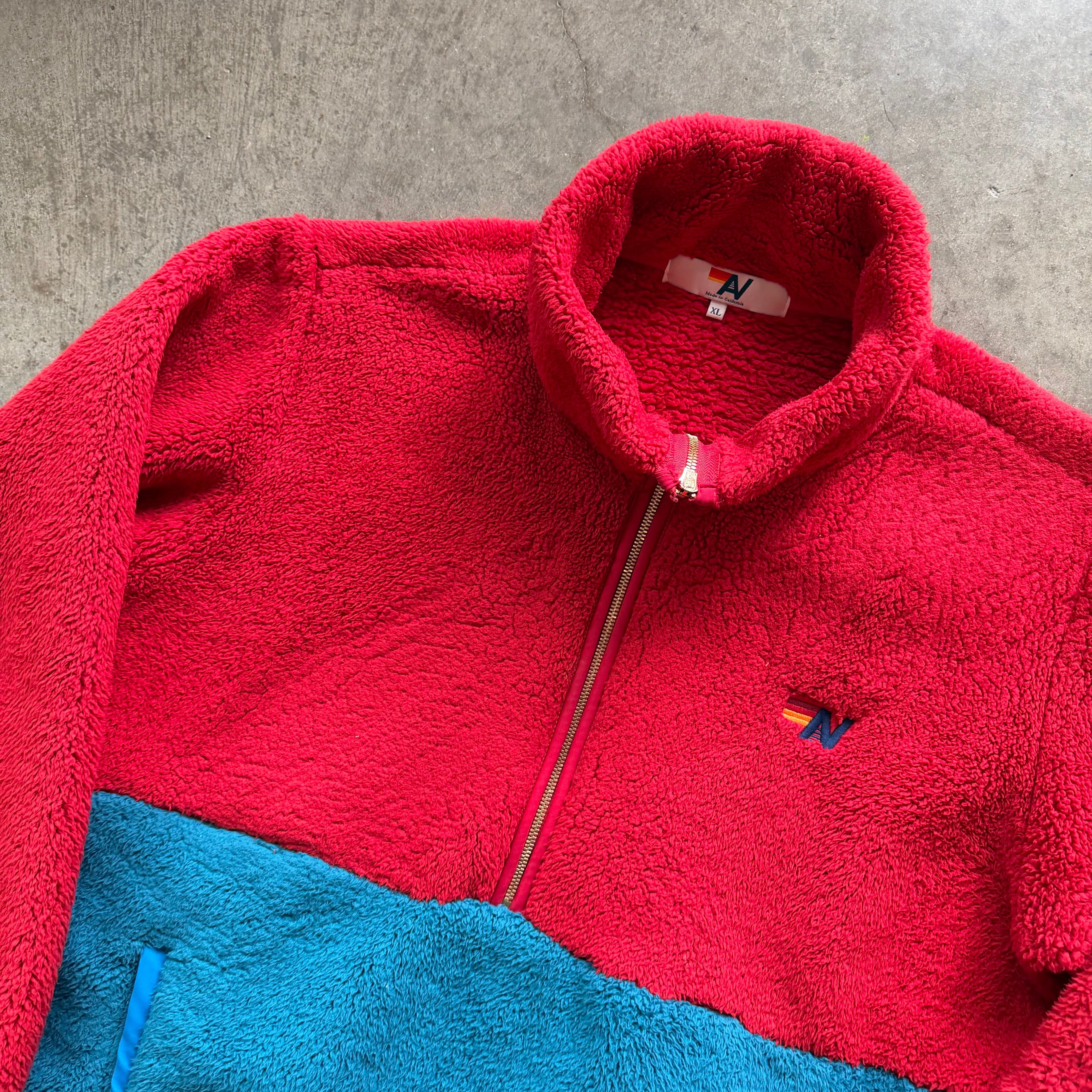XL Aviator Nation Fleece Quarter Zip