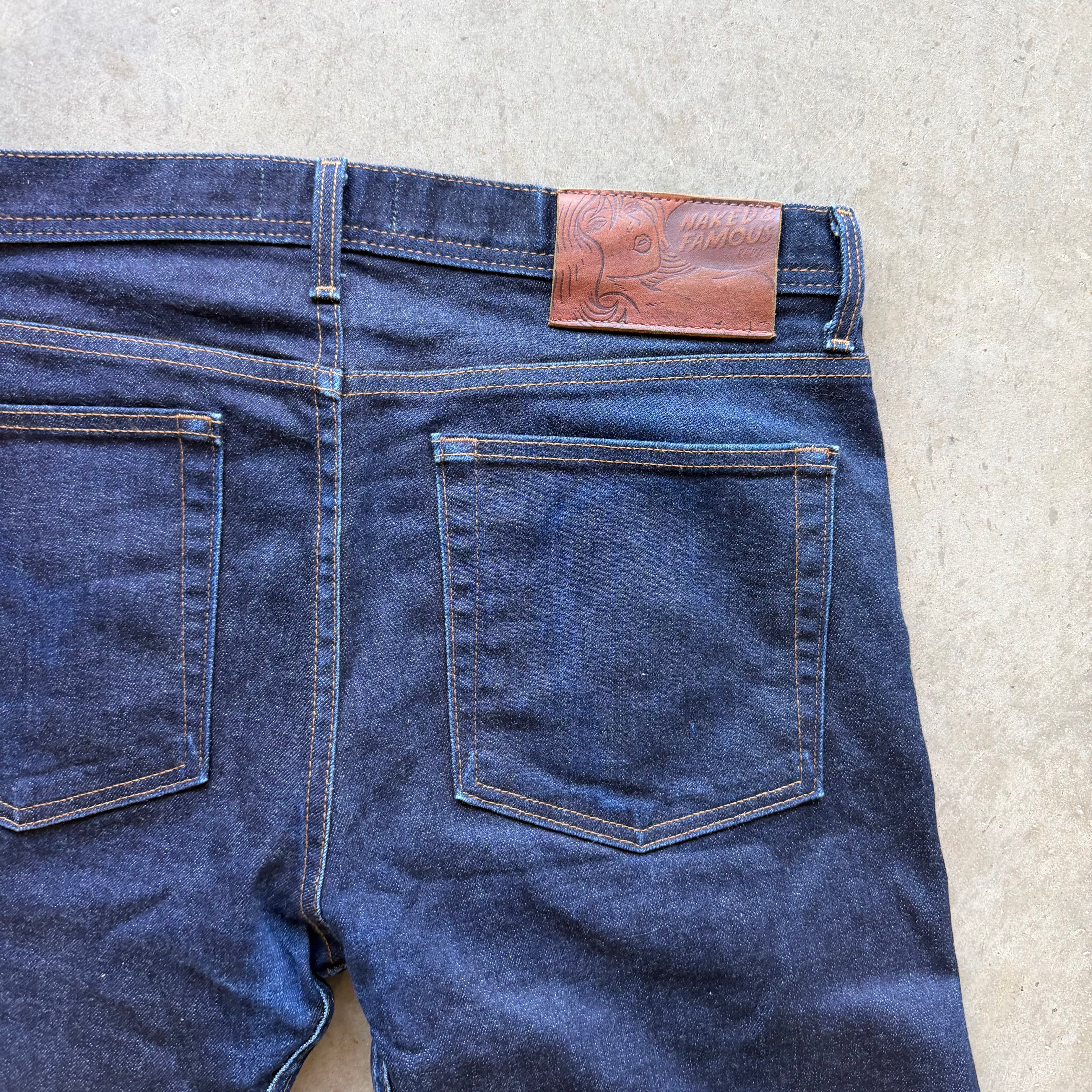 36x29 Naked and Famous Selvedge Denim